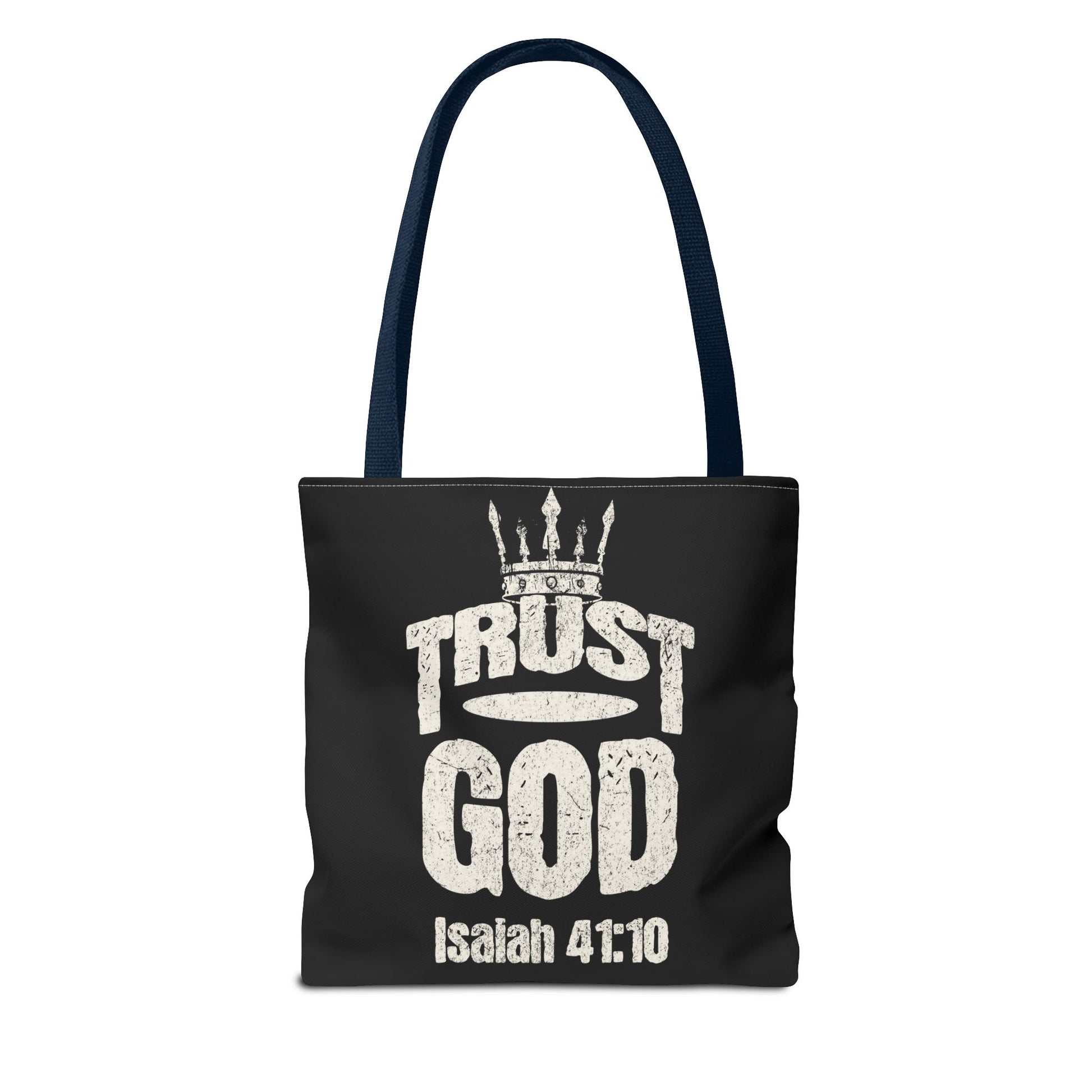 ✝️ Trust God – Isaiah 41:10 Christian Tote Bag