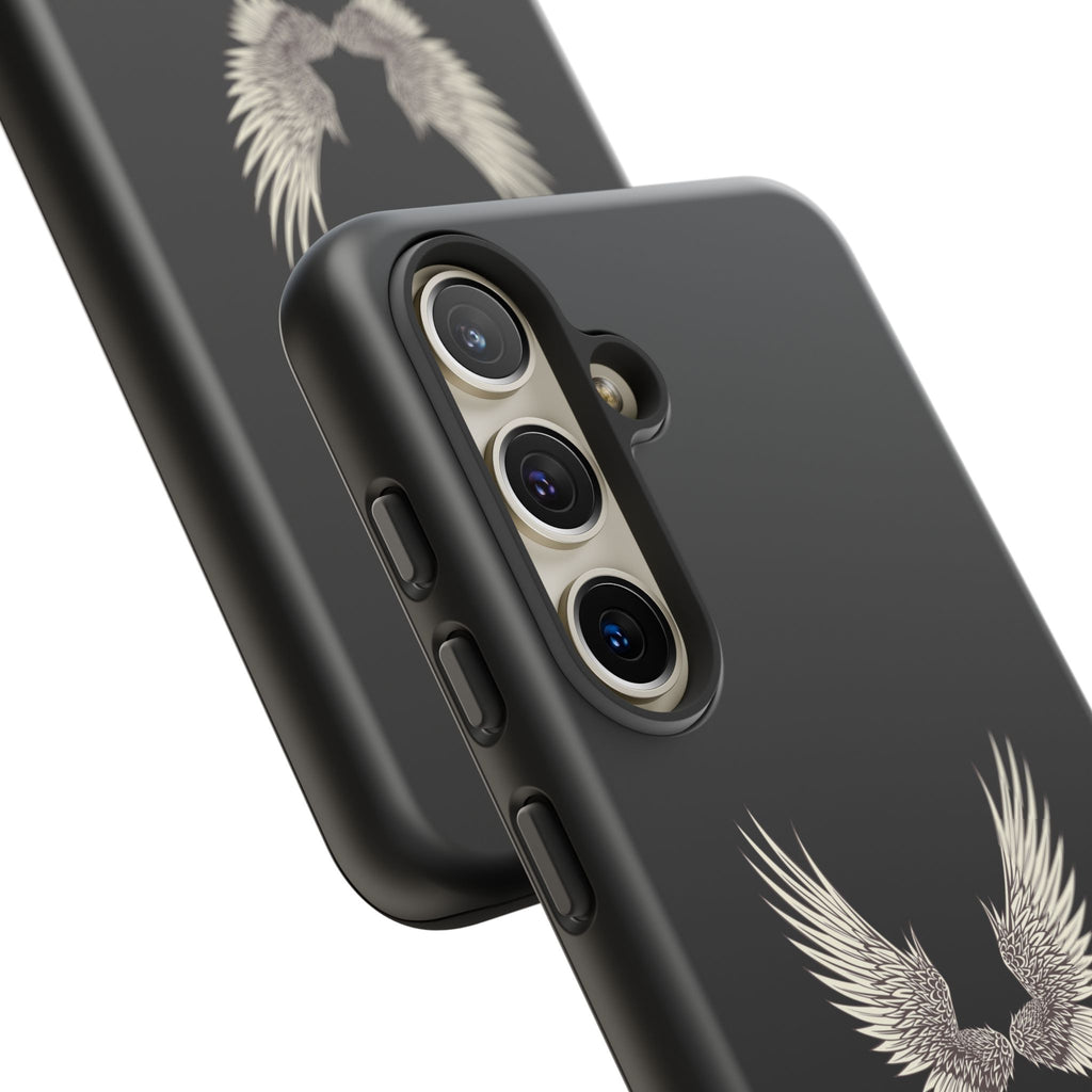 Angel Wings Phone Case - Tough Cases for Christian Pride, Unique Gift, Stylish Protection, Everyday Use, Angelic Design