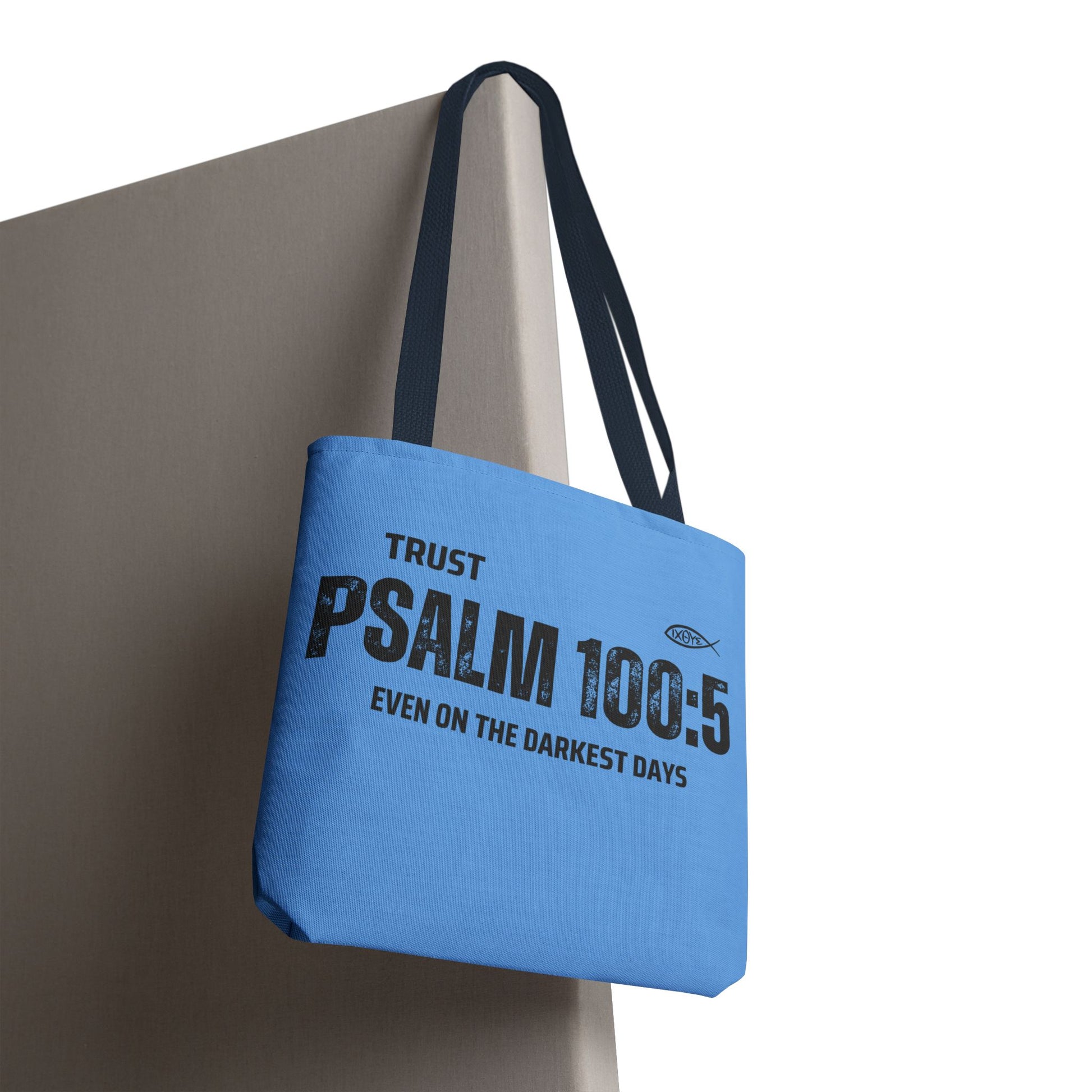 Inspirational Tote Bag - Trust Psalm 100:5, Faithful Christian Gift, Encouragement Accessory, Sustainable Shopping Bag, Inspirational [...]