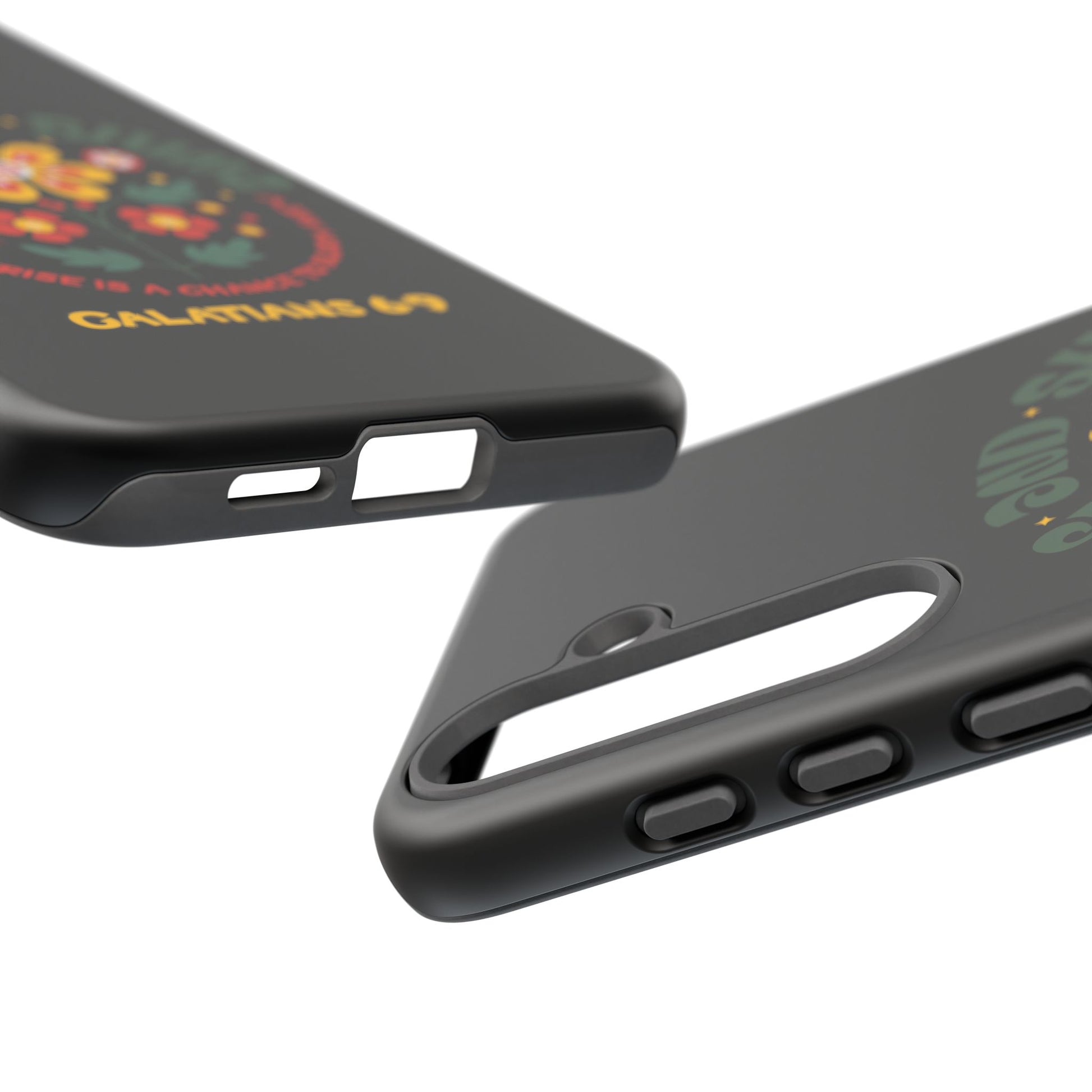 Floral "Rise and Shine" Galatians 6:9 Phone Case – Motivational Christian Gift