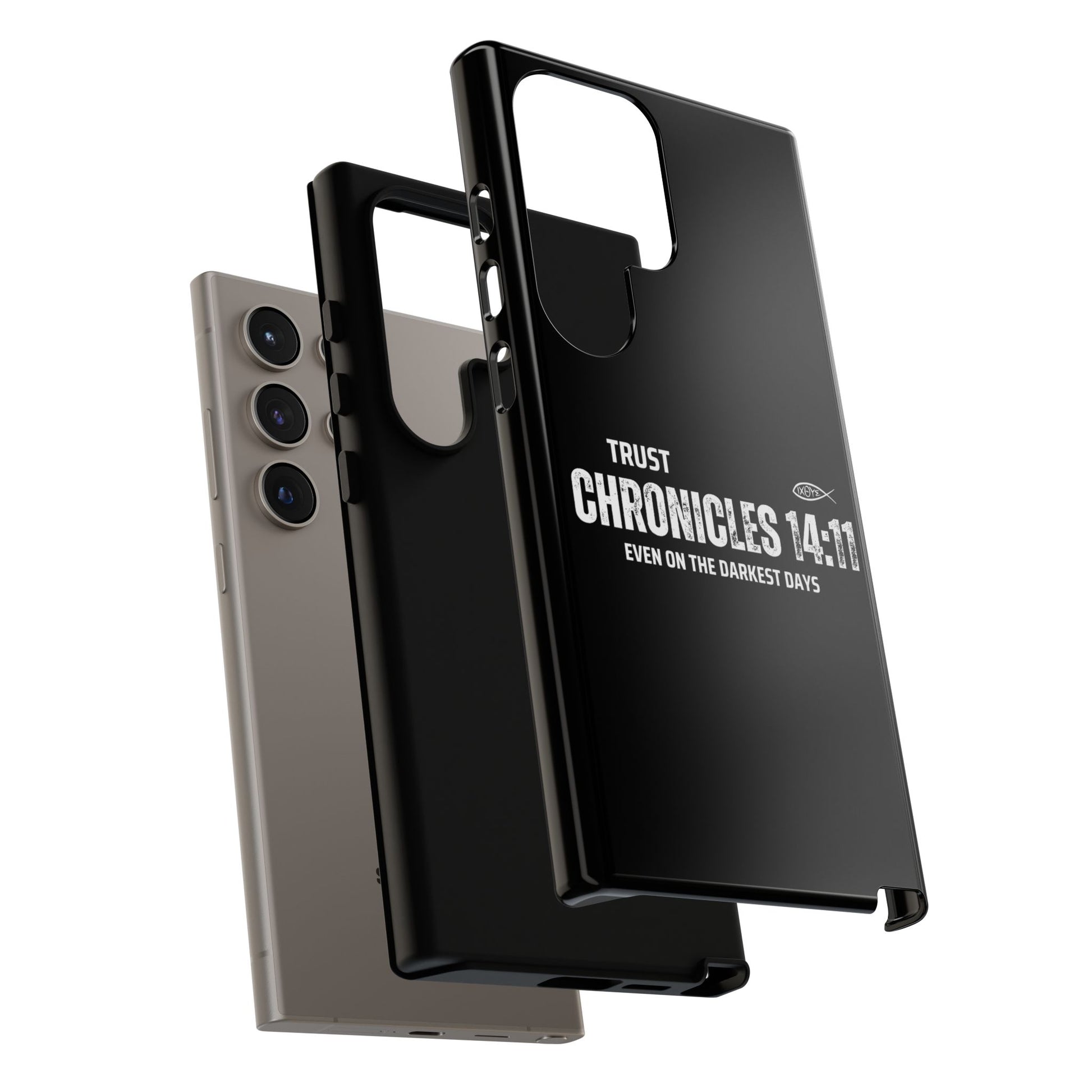 ⭐ Trust in God 2 Chronicles 14:11 Phone Case – Strength for the Hardest Days