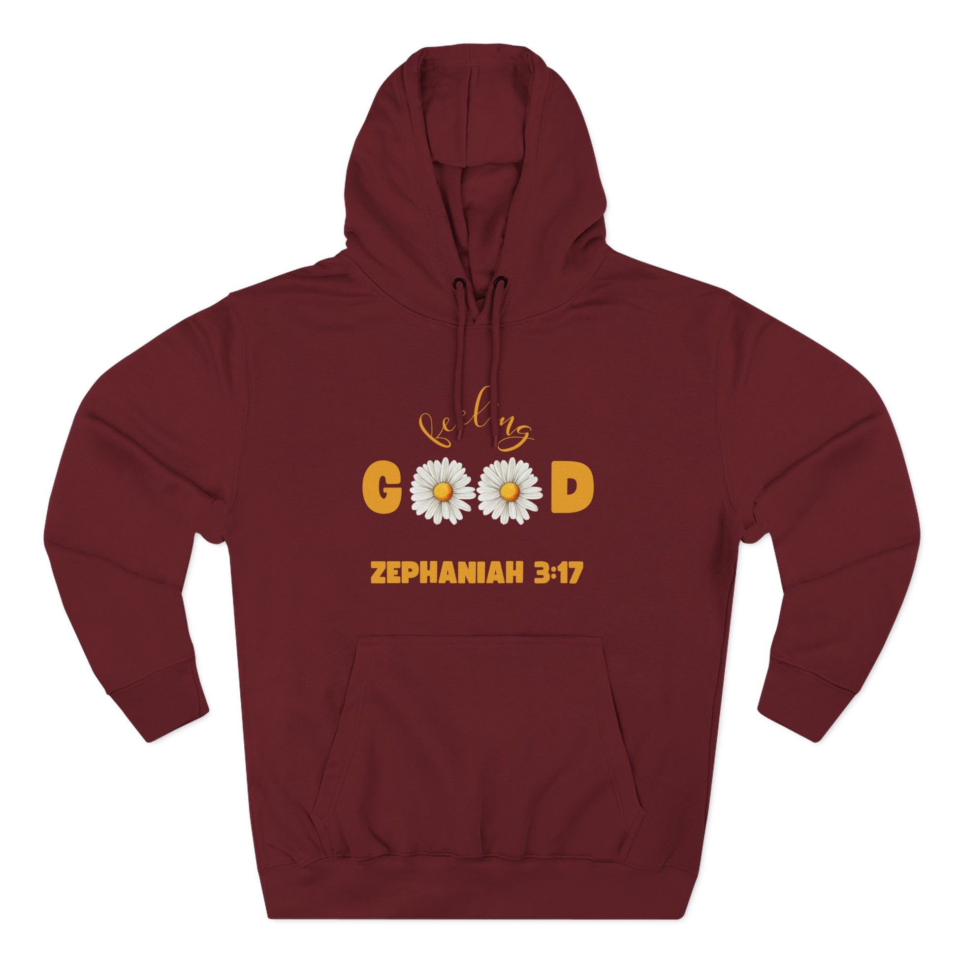 Inspirational Floral Hoodie with Zephaniah 3:17, Cozy Fleece Sweatshirt, Faith Apparel, Gift for Her, Spring Fashion, Bible Verse Clothing