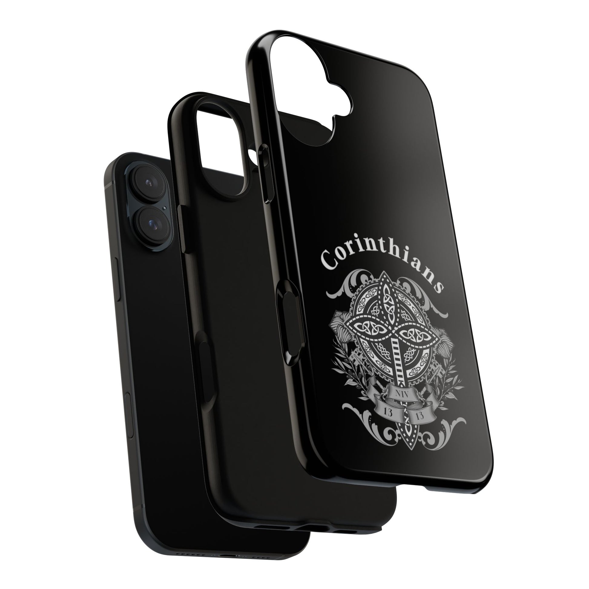 Corinthians Tough Case: Durable Phone Protection, Christian Gift, Unique Design, Trendy Accessory, Faith-Based Style