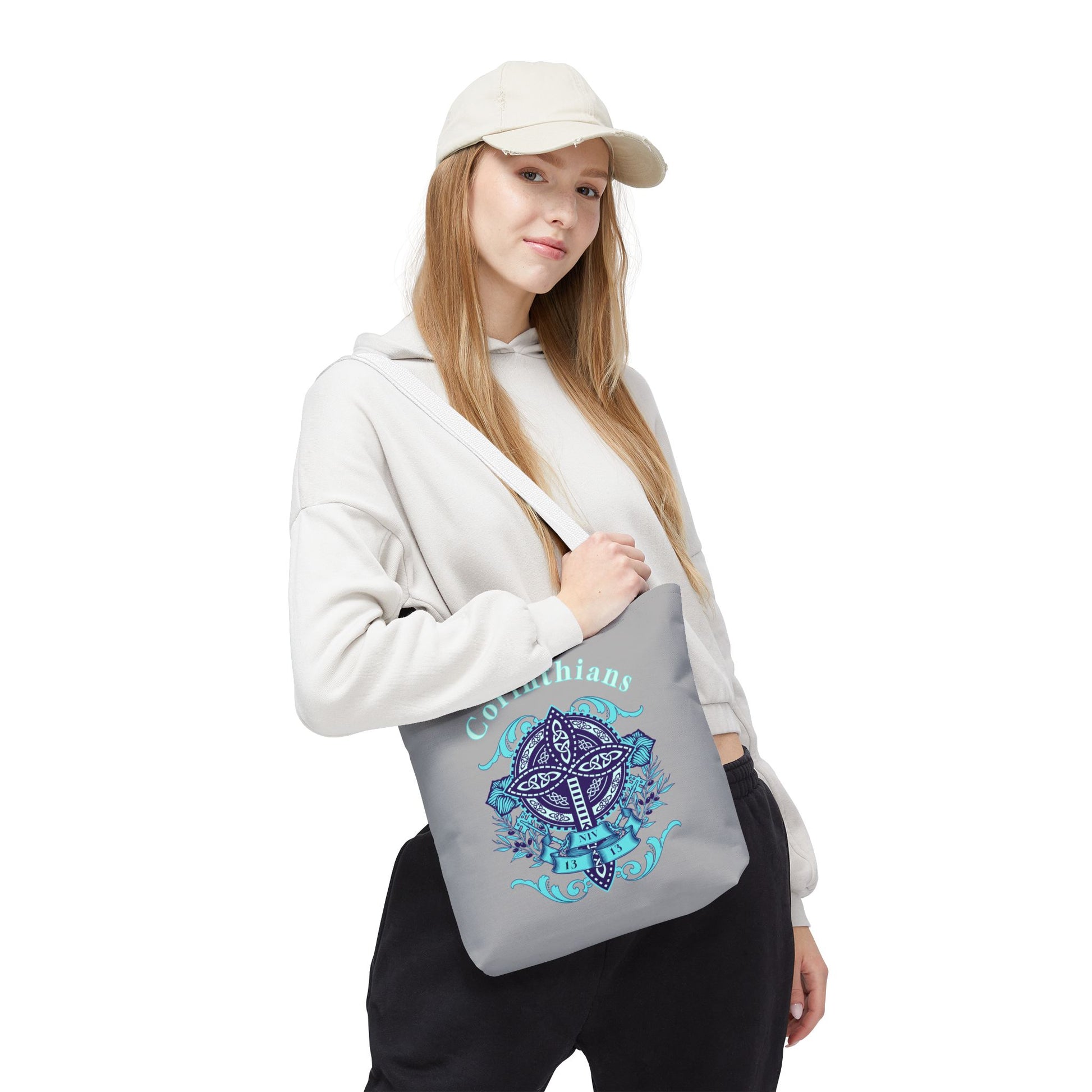 Spiritual Tote Bag with Cross Design | Christian Shoulder Bag, Inspirational Gift, Bible Verse Tote, Comfortable Everyday Use, [...]