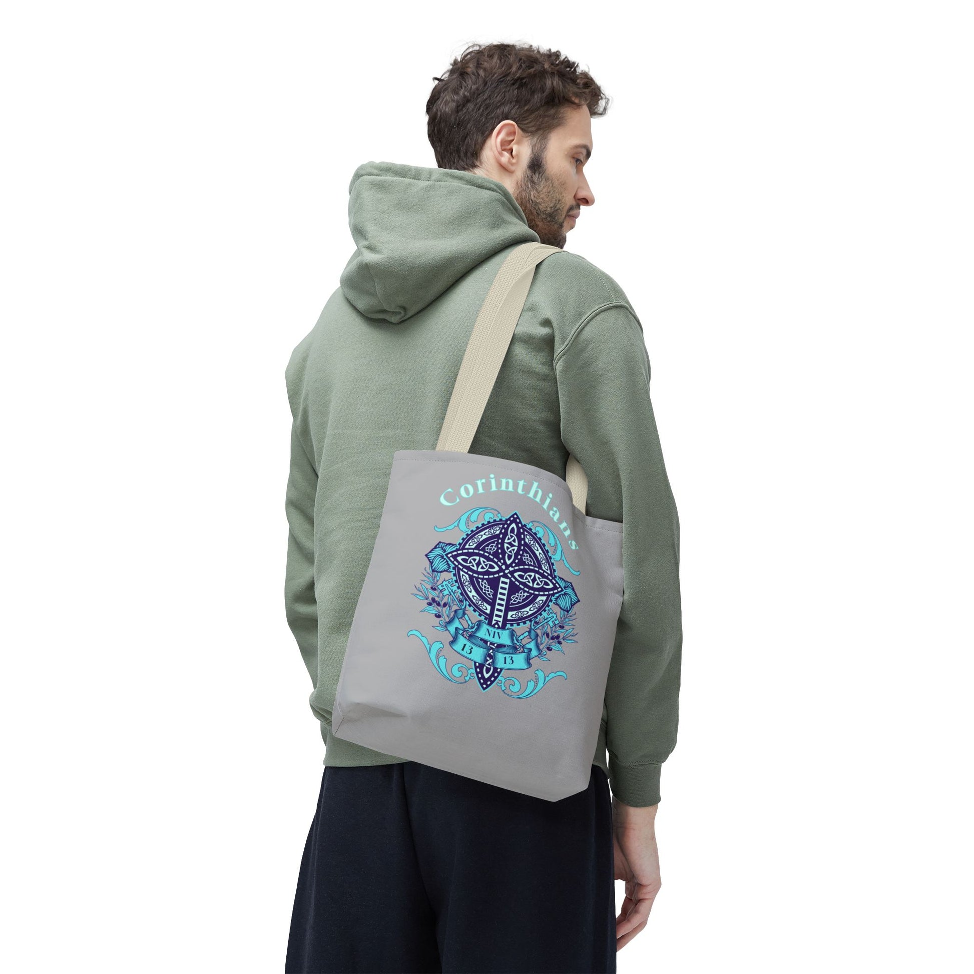 Spiritual Tote Bag with Cross Design | Christian Shoulder Bag, Inspirational Gift, Bible Verse Tote, Comfortable Everyday Use, [...]