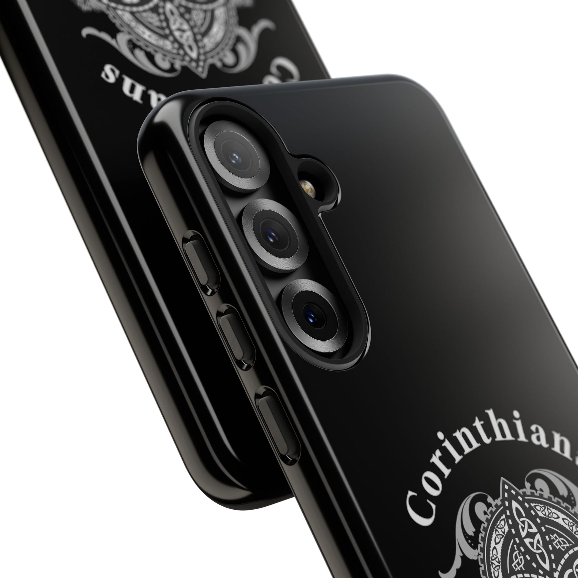 Corinthians Tough Case: Durable Phone Protection, Christian Gift, Unique Design, Trendy Accessory, Faith-Based Style