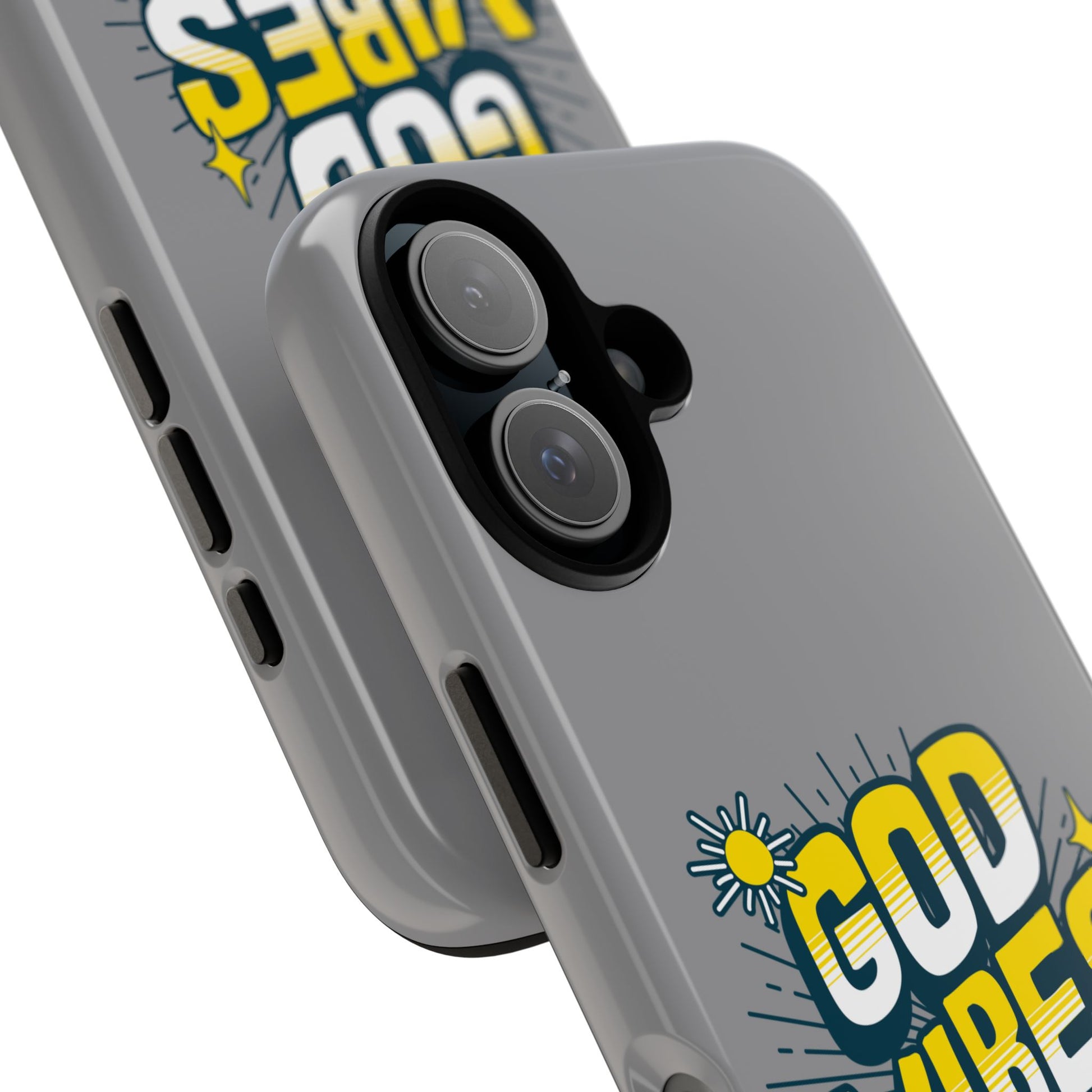 God Vibes Only Phone Case - Inspirational Tough Case, Positive Message Cover, Gift for Faith, Spirituality, Encouragement