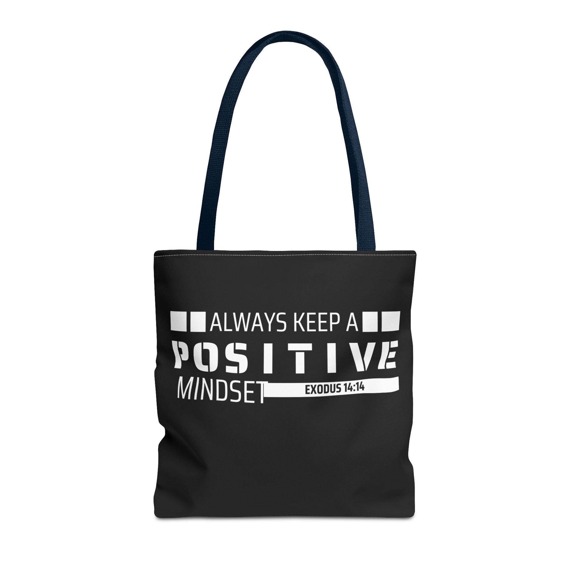 Always Keep A Positive Mindset Tote Bag, Inspirational Bag, Eco-Friendly Carryall, Motivational Gift, Affirmation Tote, Daily Reminder