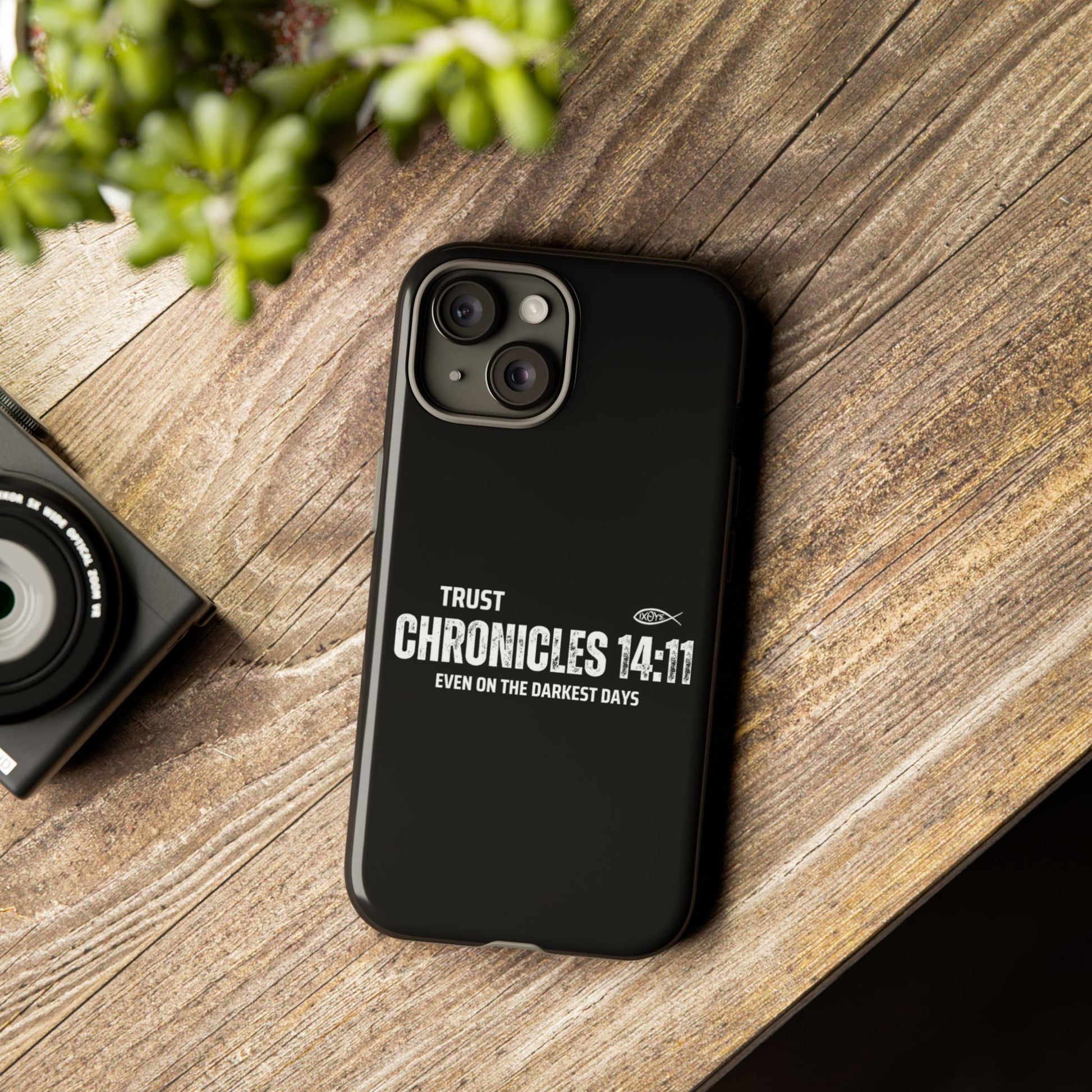 ⭐ Trust in God 2 Chronicles 14:11 Phone Case – Strength for the Hardest Days