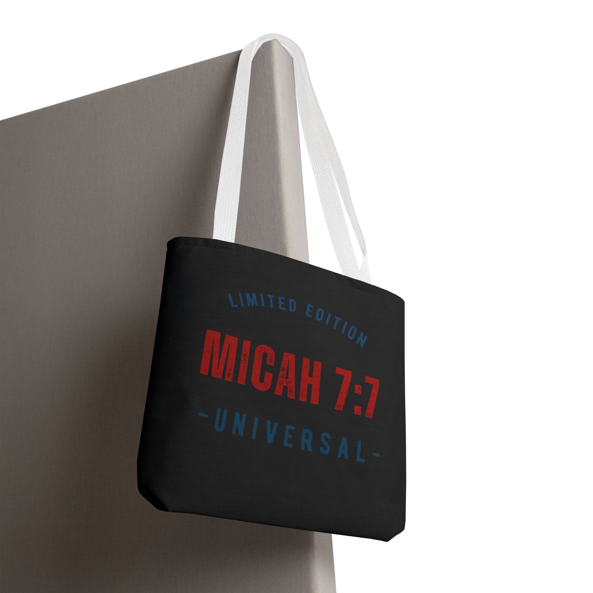 Limited Edition Micah 7:1 Tote Bag - Universal Design for Everyday Use, Gift, Eco-Friendly, Daily Essentials, Faith-Inspired