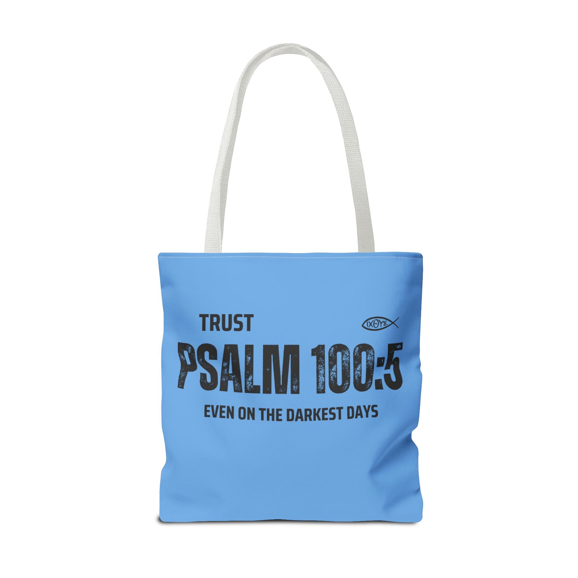 Inspirational Tote Bag - Trust Psalm 100:5, Faithful Christian Gift, Encouragement Accessory, Sustainable Shopping Bag, Inspirational [...]