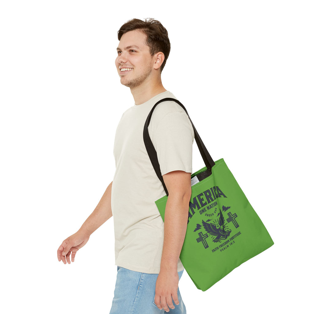 ⭐ America Faith Tote Bag – Bold Patriotic & Faith Statement