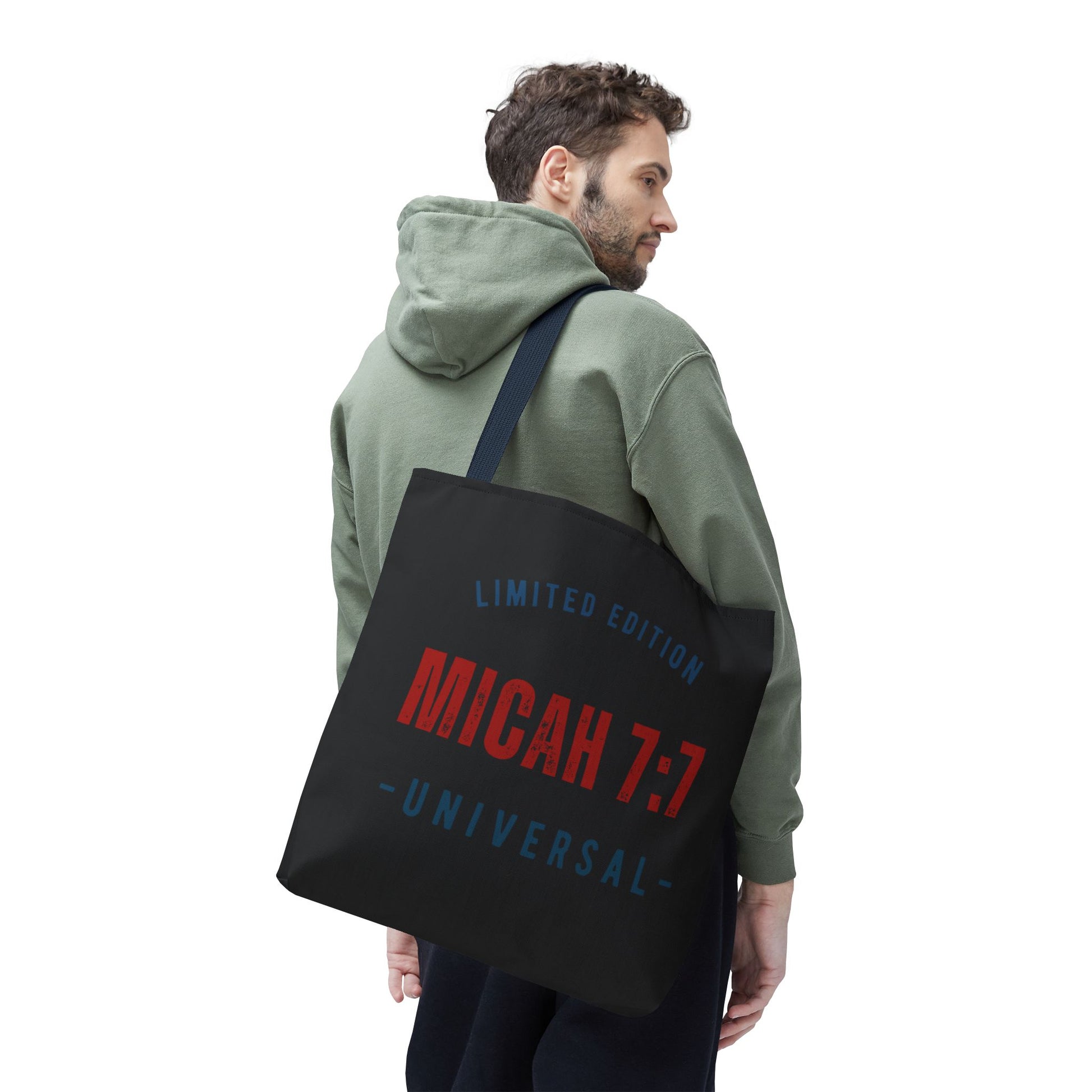 Limited Edition Micah 7:1 Tote Bag - Universal Design for Everyday Use, Gift, Eco-Friendly, Daily Essentials, Faith-Inspired