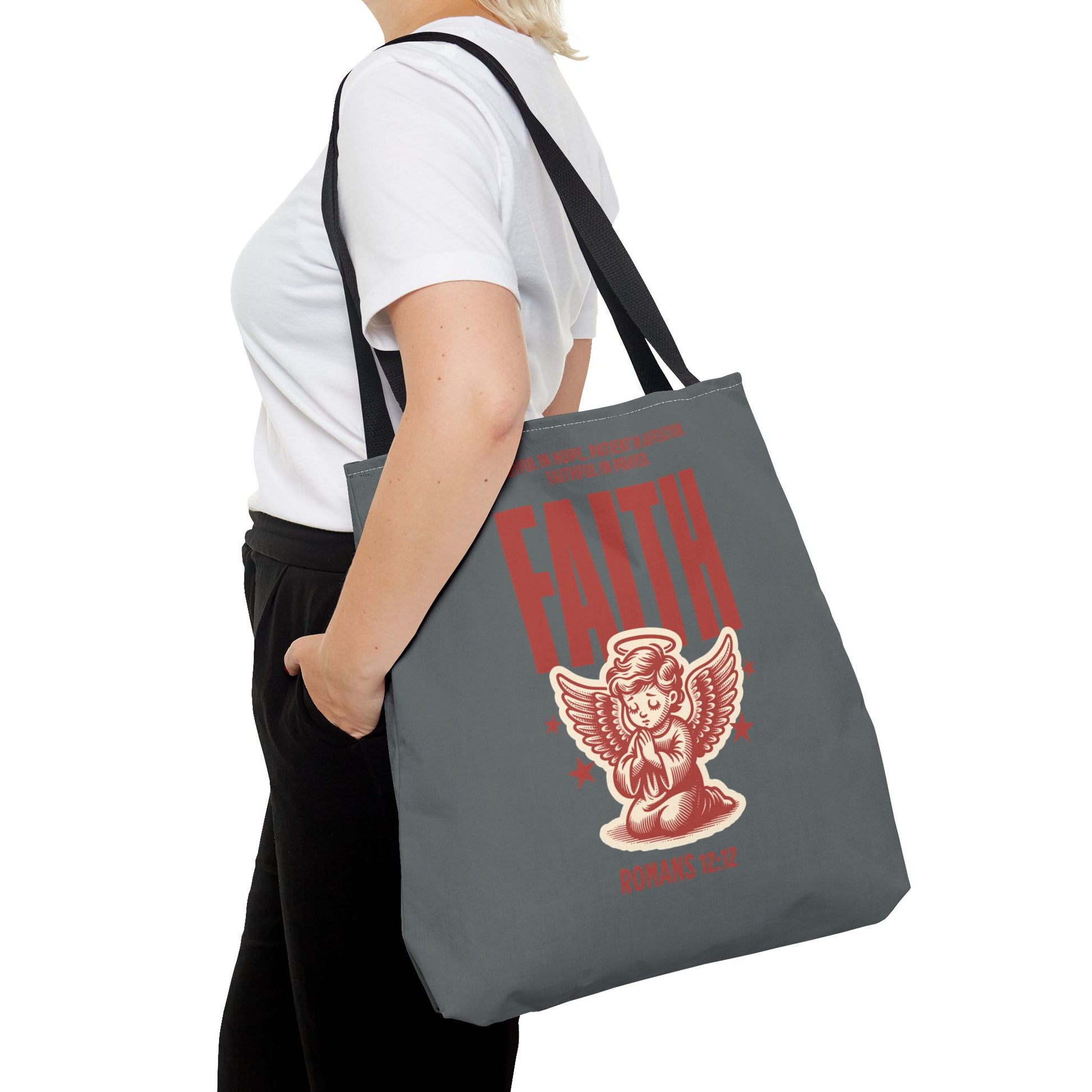 Faith-Inspired Tote Bag: Stylish & Versatile, Gift for Holidays, Shopping, Encouragement, Inspirational Gift, Eco-Friendly Bag