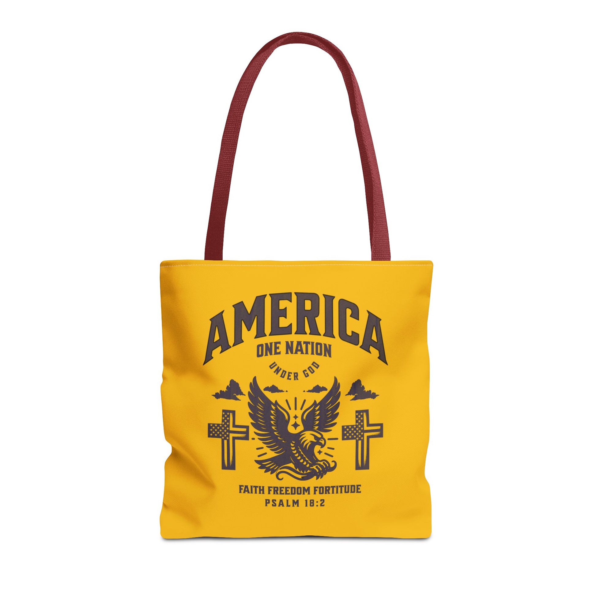 ⭐ America Faith Tote Bag – Bold Patriotic & Faith Statement