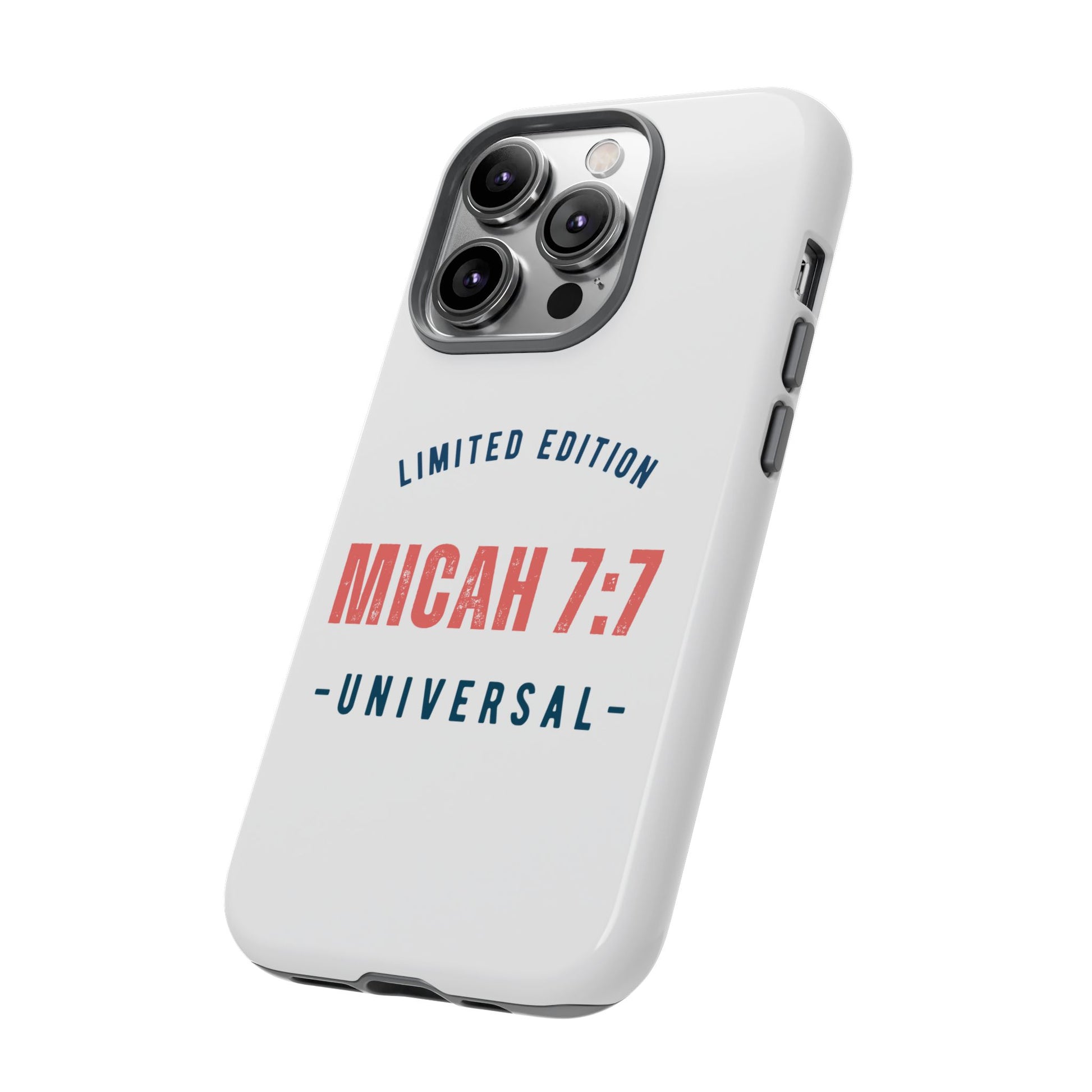 ⭐ Micah 7:7 Limited Edition Phone Case | Inspirational Gift | Tough Protective Case for Christians | Bible Verse Merchandise