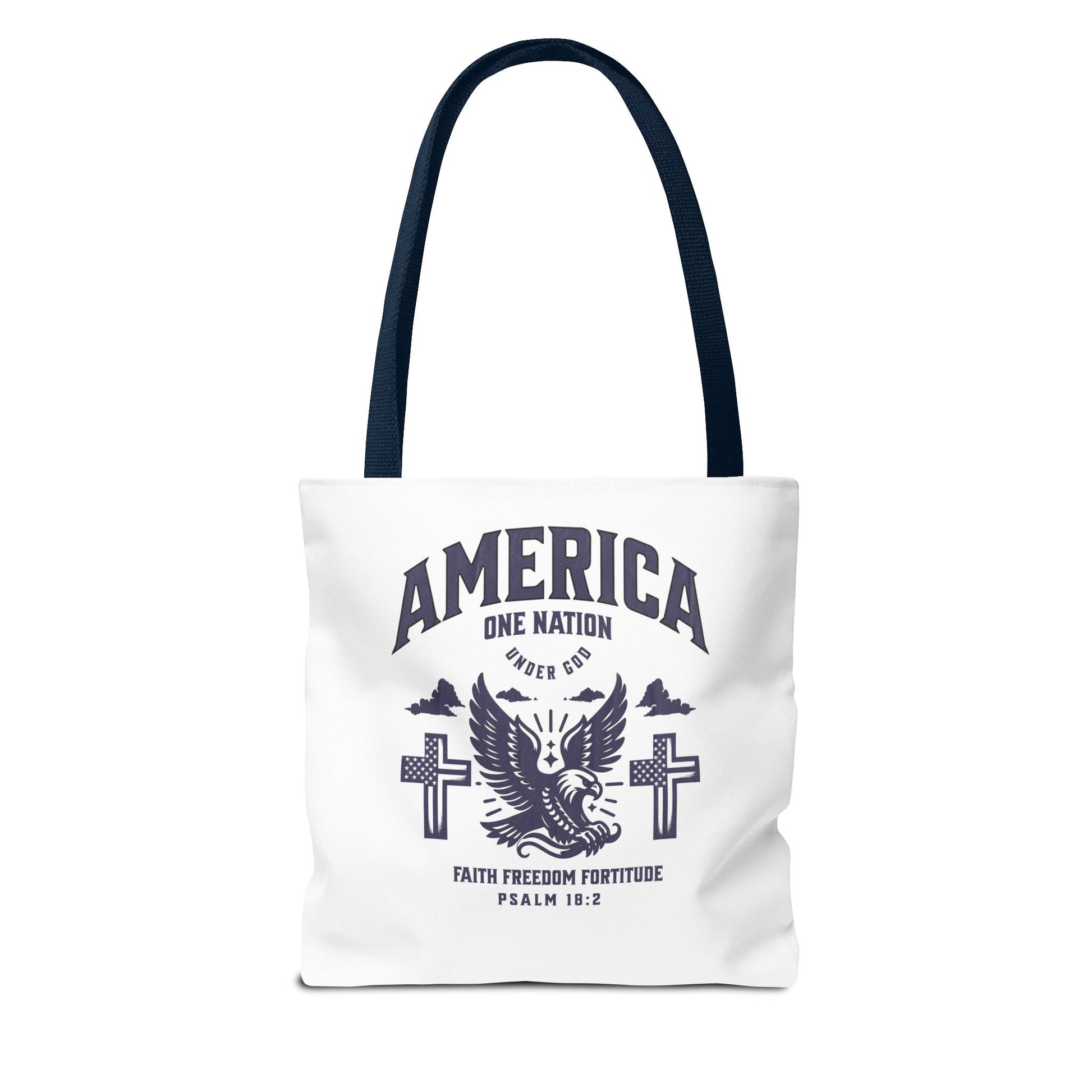 ⭐ America Faith Tote Bag – Bold Patriotic & Faith Statement