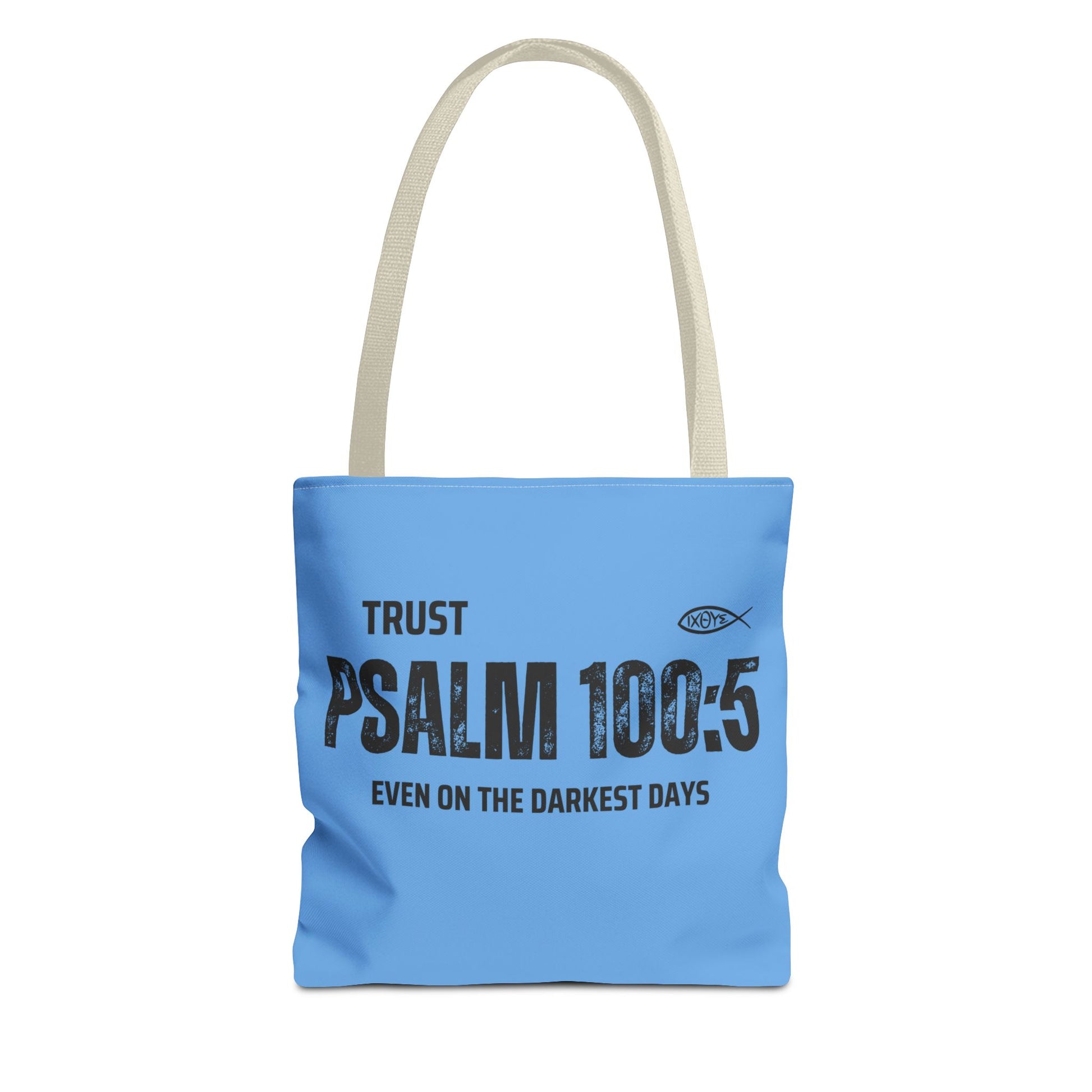 Inspirational Tote Bag - Trust Psalm 100:5, Faithful Christian Gift, Encouragement Accessory, Sustainable Shopping Bag, Inspirational [...]