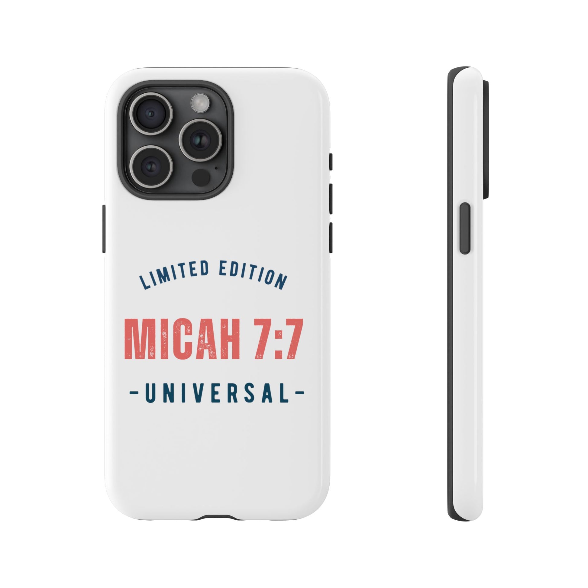 ⭐ Micah 7:7 Limited Edition Phone Case | Inspirational Gift | Tough Protective Case for Christians | Bible Verse Merchandise