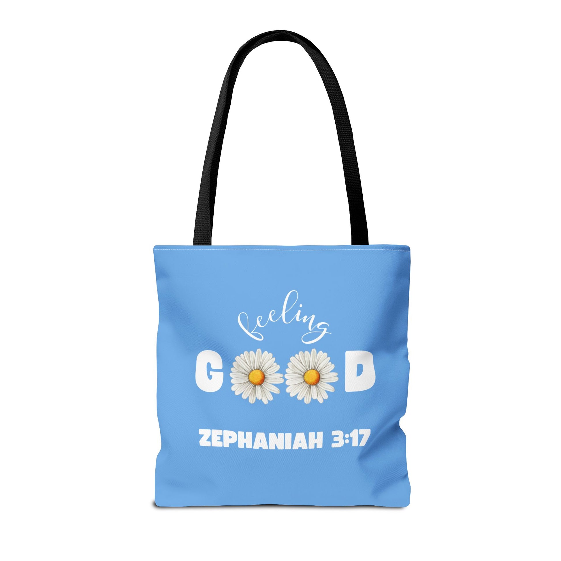 Inspirational Tote Bag - Feeling Good, Floral Design, Scripture Quote, Motivational Gift, Everyday Use, Church Events