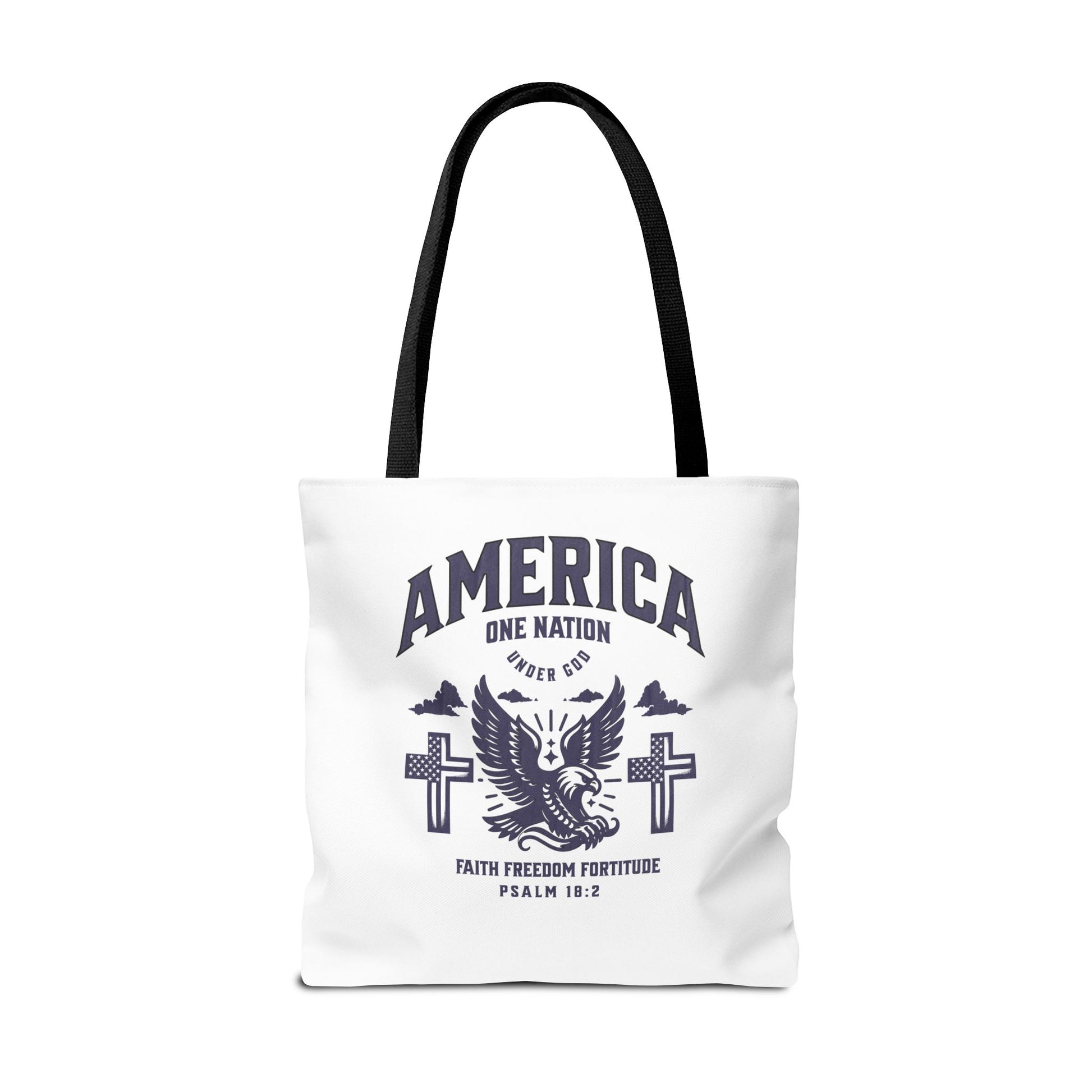 ⭐ America Faith Tote Bag – Bold Patriotic & Faith Statement