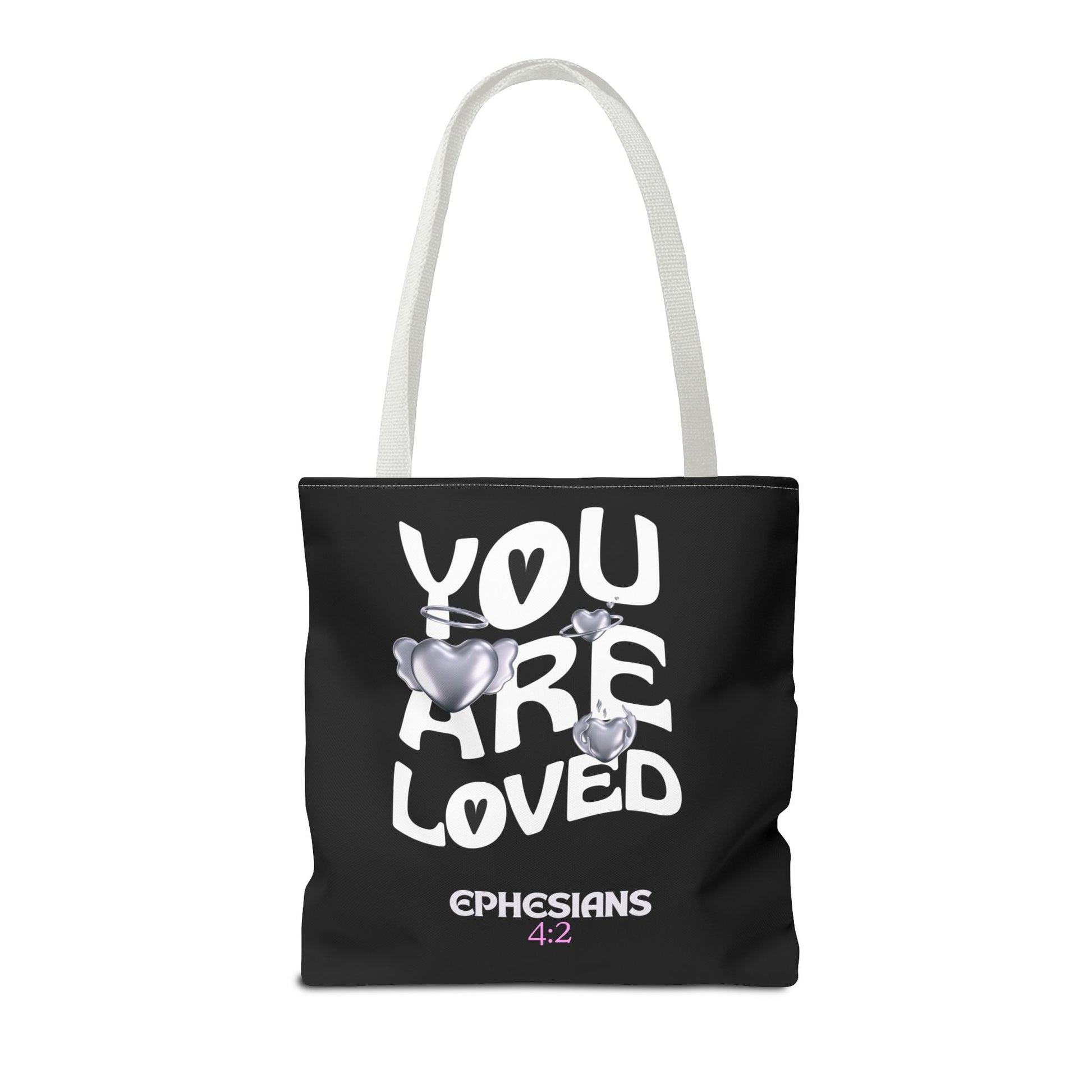 ⭐ "You Are Loved" Tote Bag – Ephesians 4:2