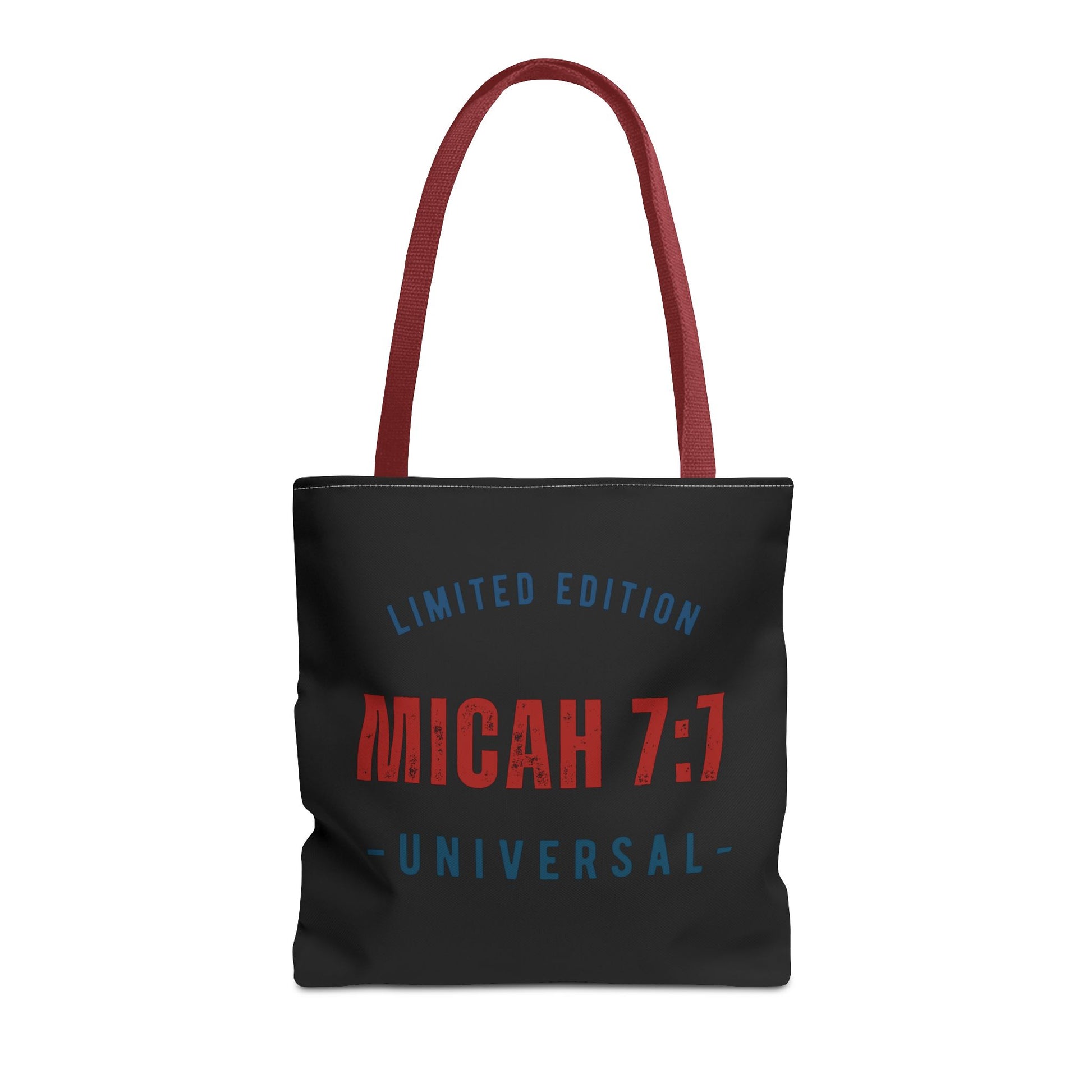 Limited Edition Micah 7:1 Tote Bag - Universal Design for Everyday Use, Gift, Eco-Friendly, Daily Essentials, Faith-Inspired