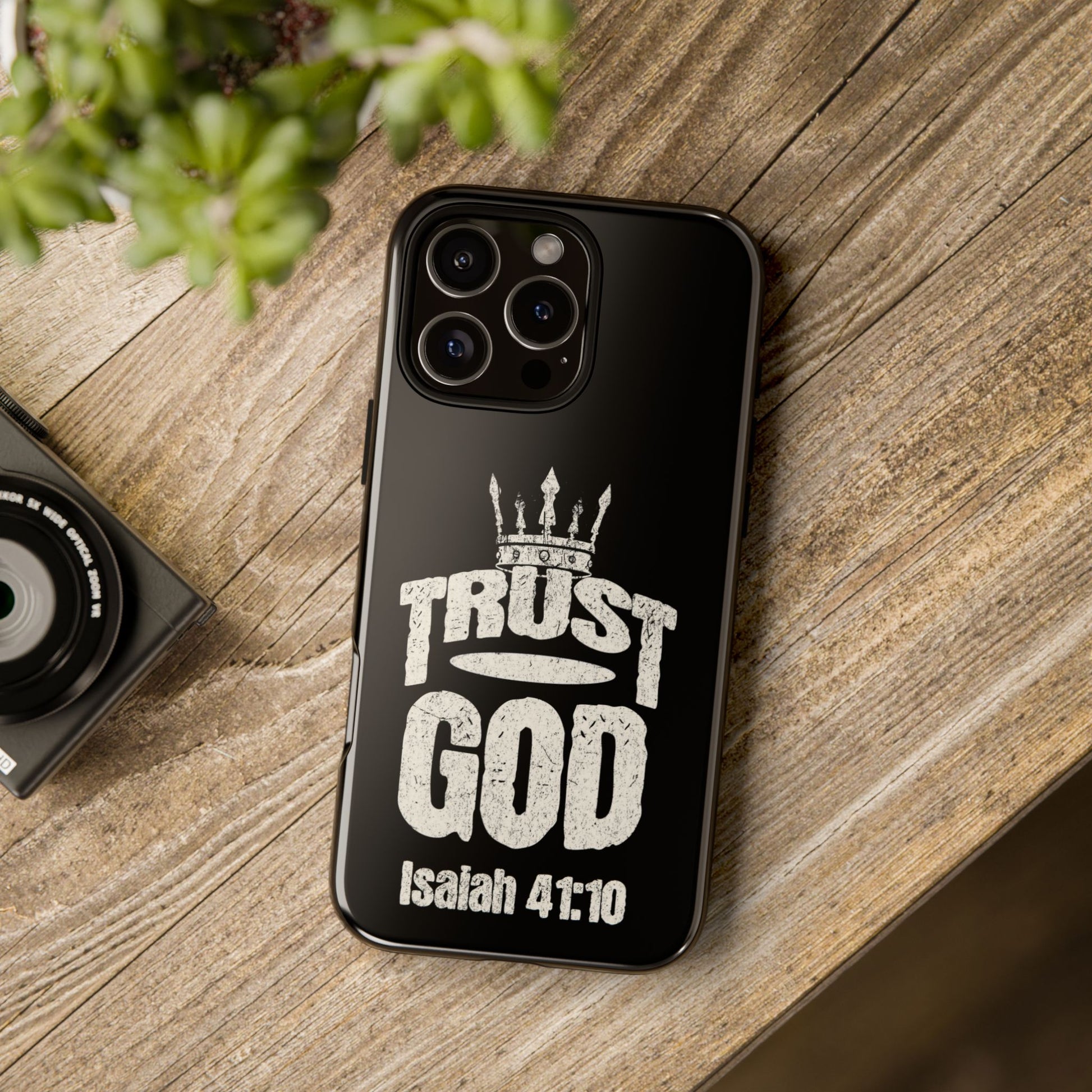 Trust God Isaiah 41:10 Phone Case – Faith Over Fear