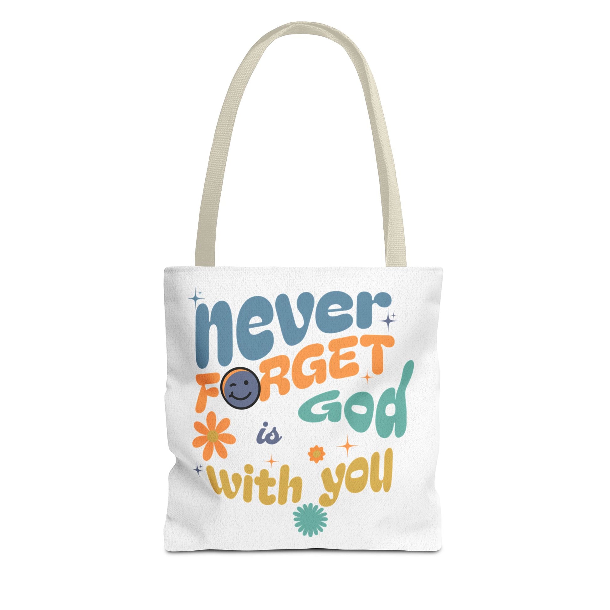 ⭐ Never Forget Tote Bag – Deuteronomy 31:6