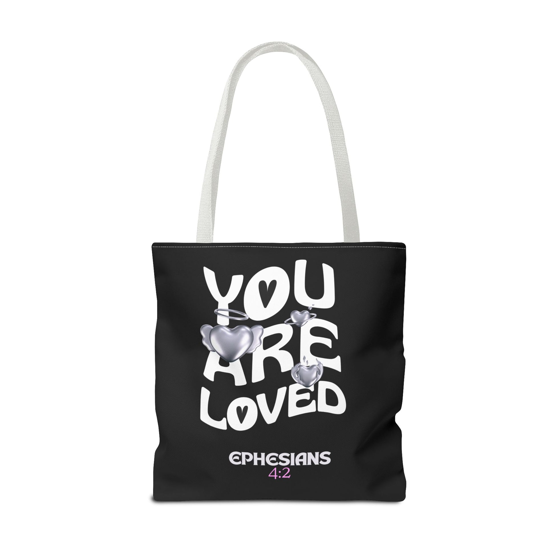 ⭐ "You Are Loved" Tote Bag – Ephesians 4:2