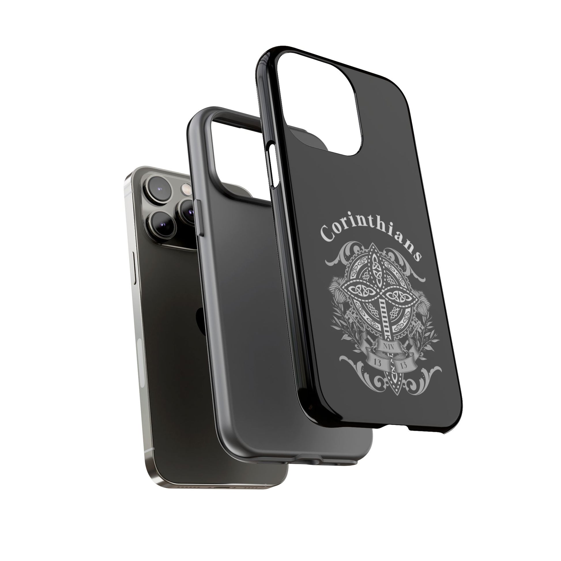 Corinthians Tough Case: Durable Phone Protection, Christian Gift, Unique Design, Trendy Accessory, Faith-Based Style