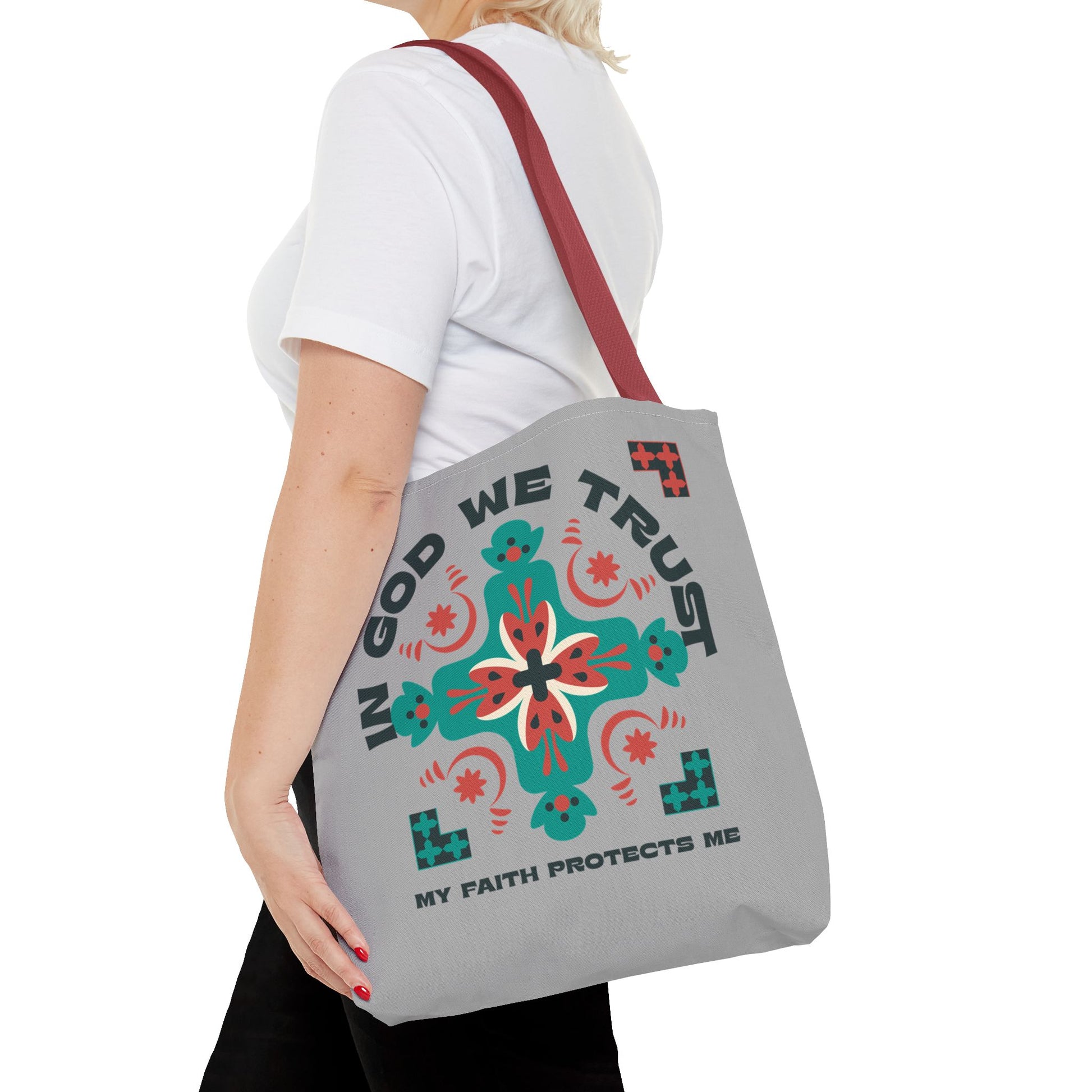 Faith-Inspired Tote Bag, Spiritual Shopper, Inspirational Gift, Religious Tote, Christian Accessory, Everyday Use