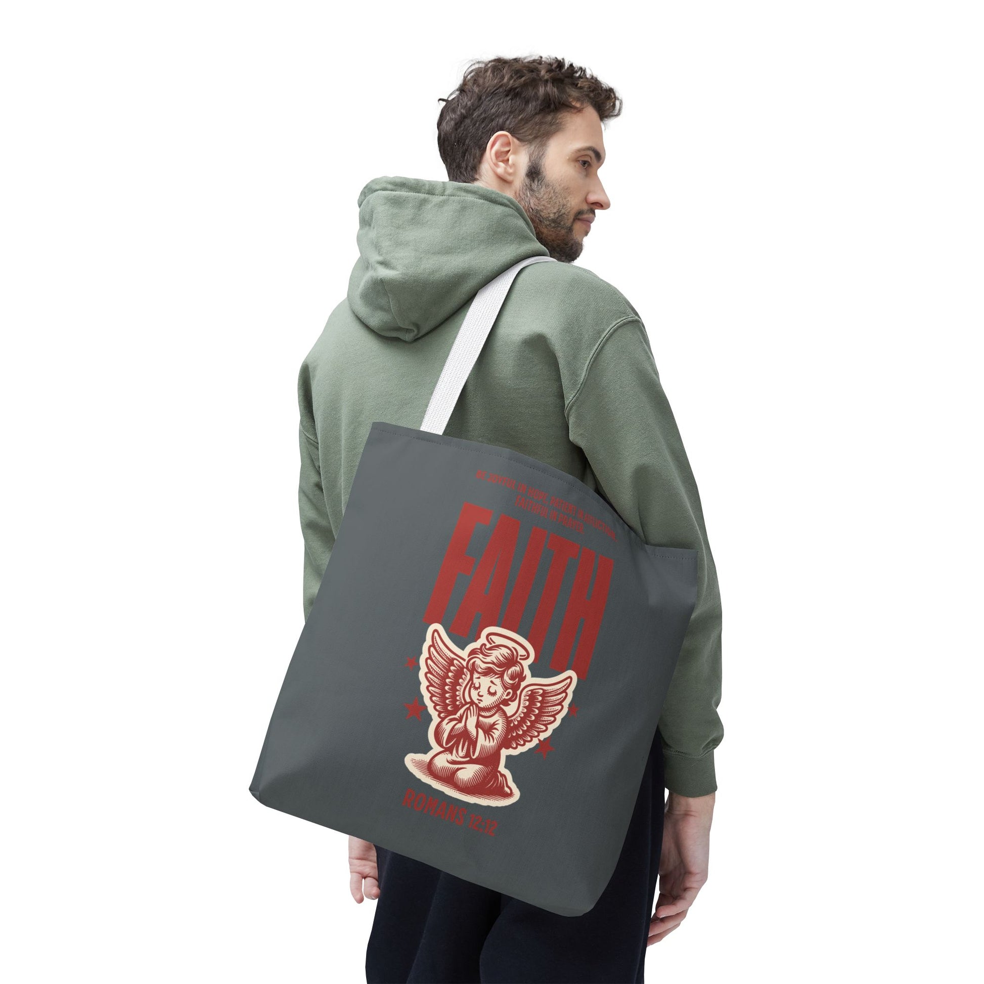 Faith-Inspired Tote Bag: Stylish & Versatile, Gift for Holidays, Shopping, Encouragement, Inspirational Gift, Eco-Friendly Bag
