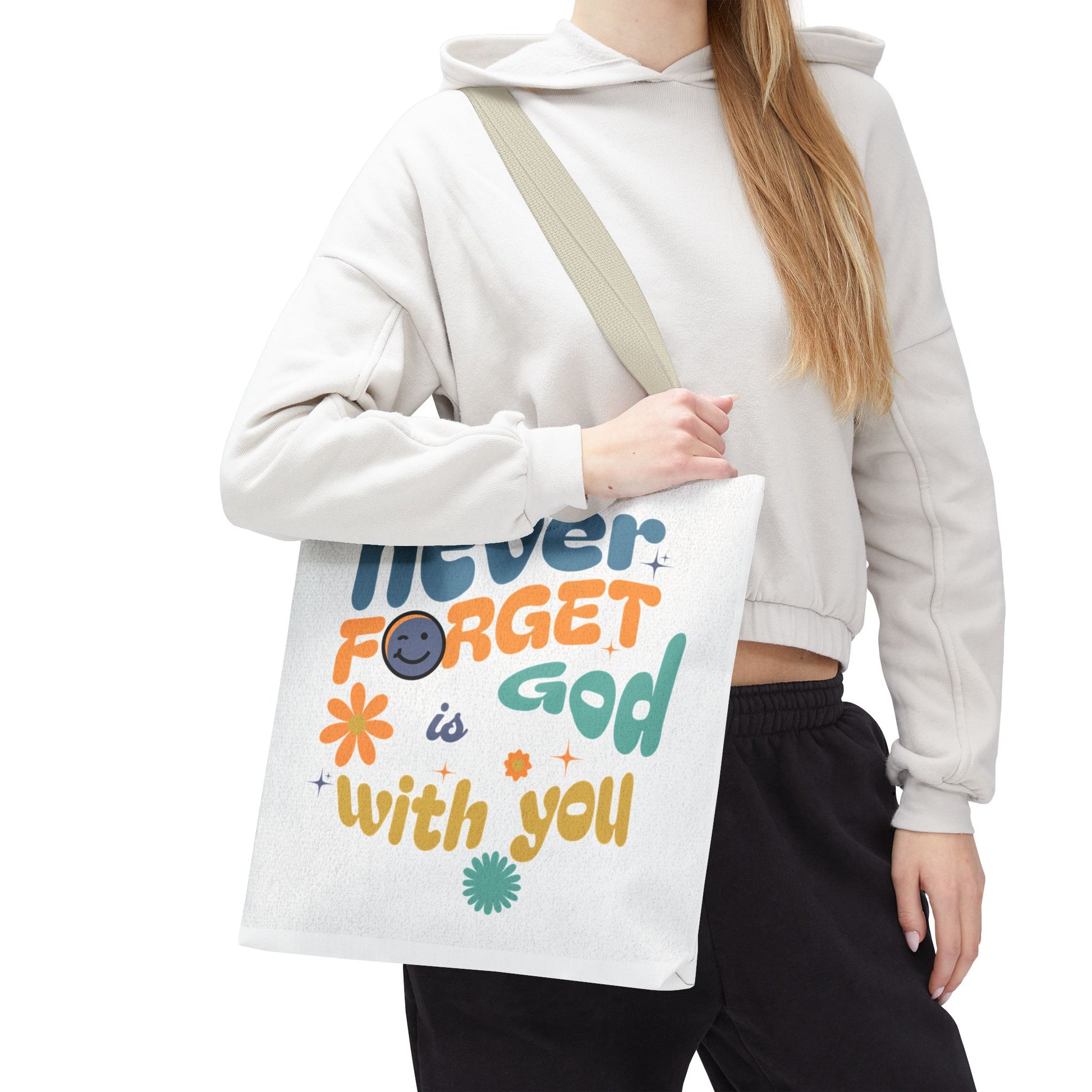 ⭐ Never Forget Tote Bag – Deuteronomy 31:6