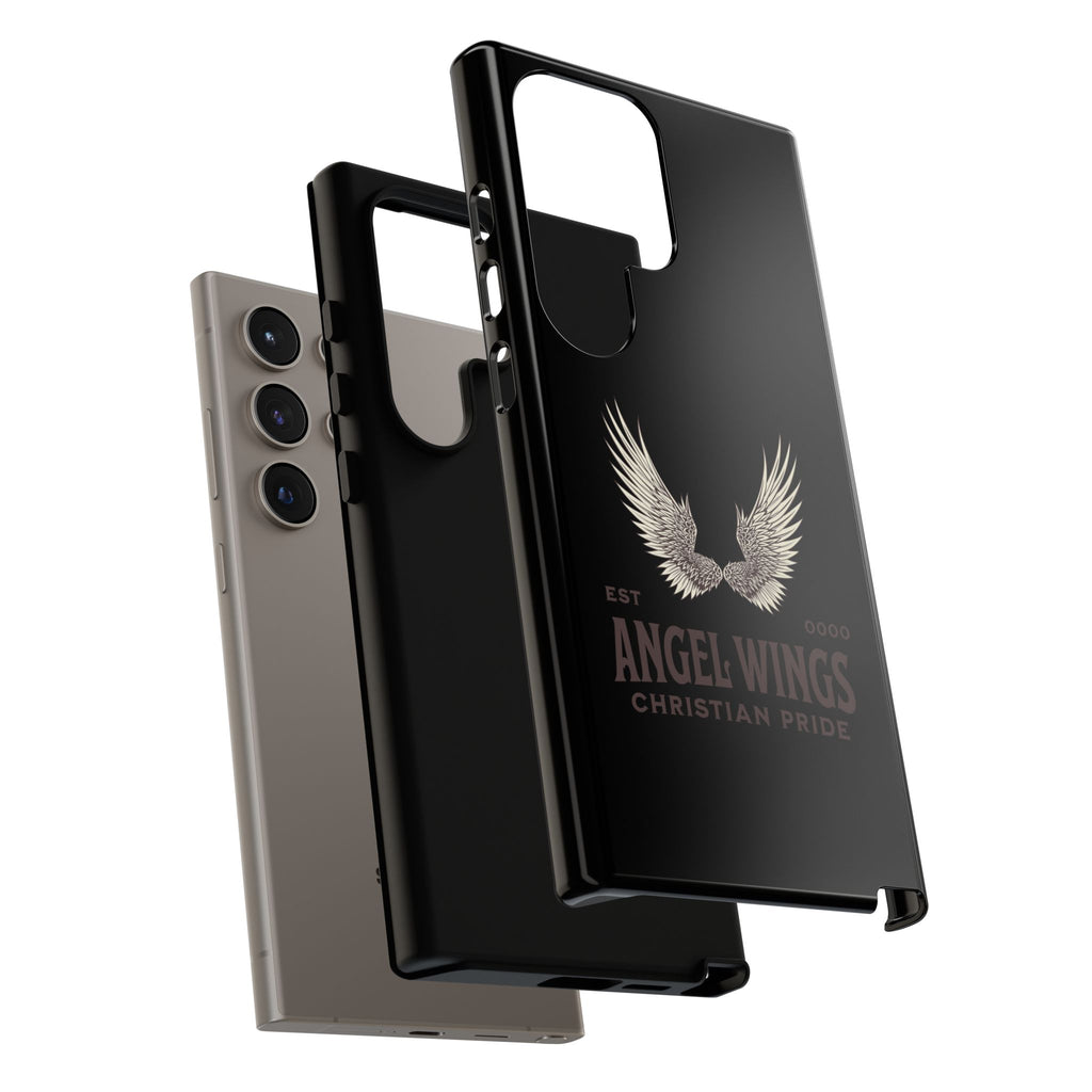 Angel Wings Phone Case - Tough Cases for Christian Pride, Unique Gift, Stylish Protection, Everyday Use, Angelic Design