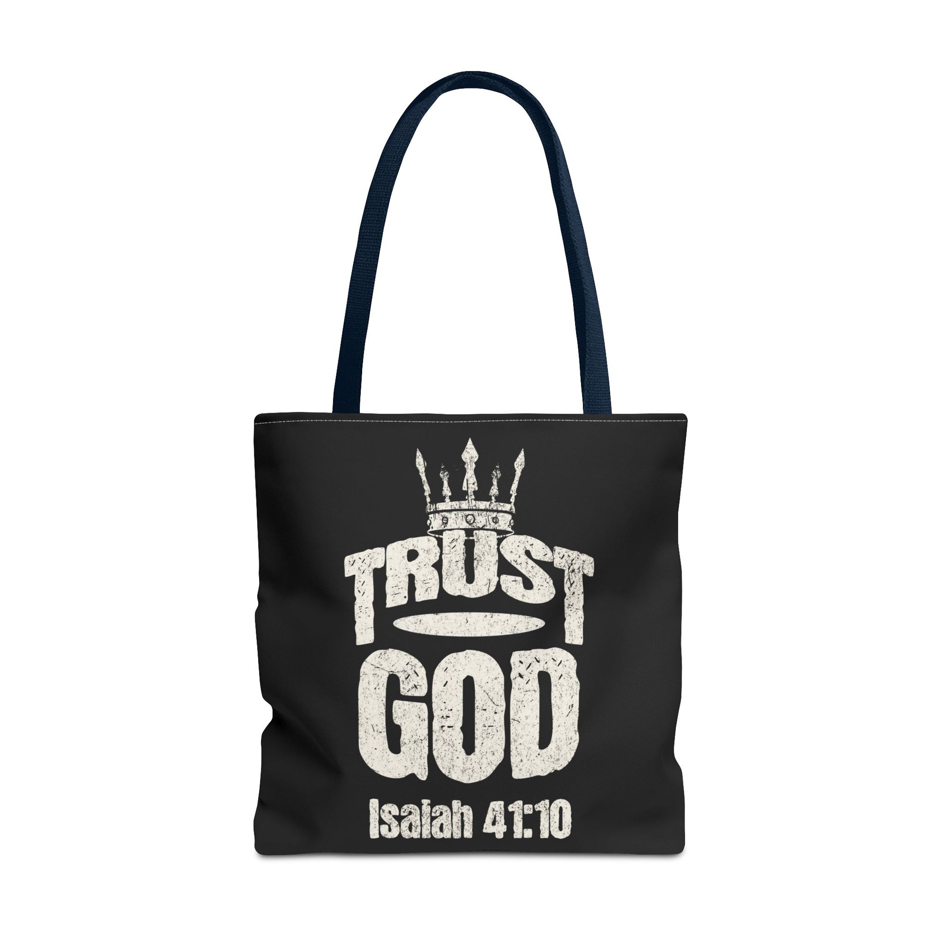 ✝️ Trust God – Isaiah 41:10 Christian Tote Bag