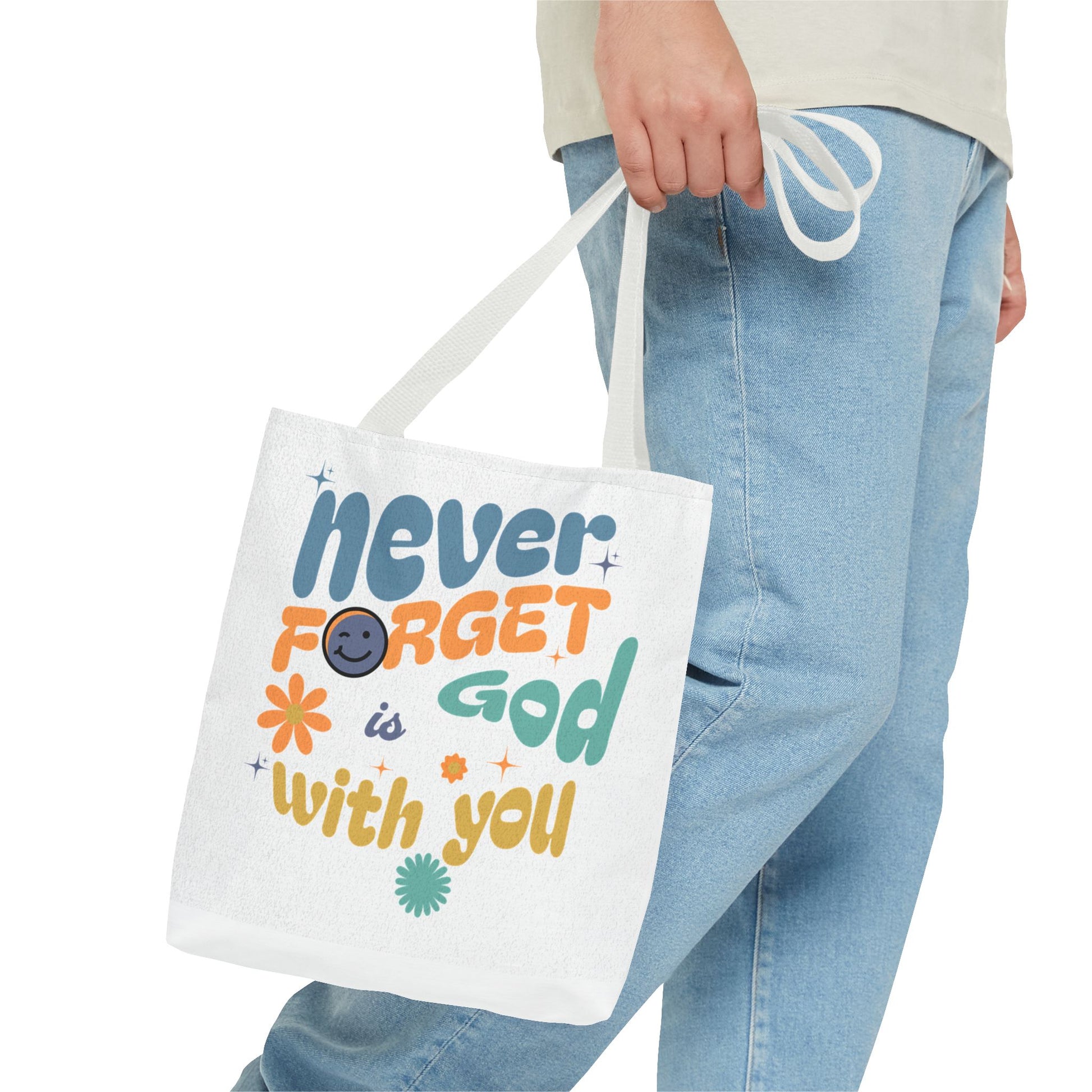 ⭐ Never Forget Tote Bag – Deuteronomy 31:6