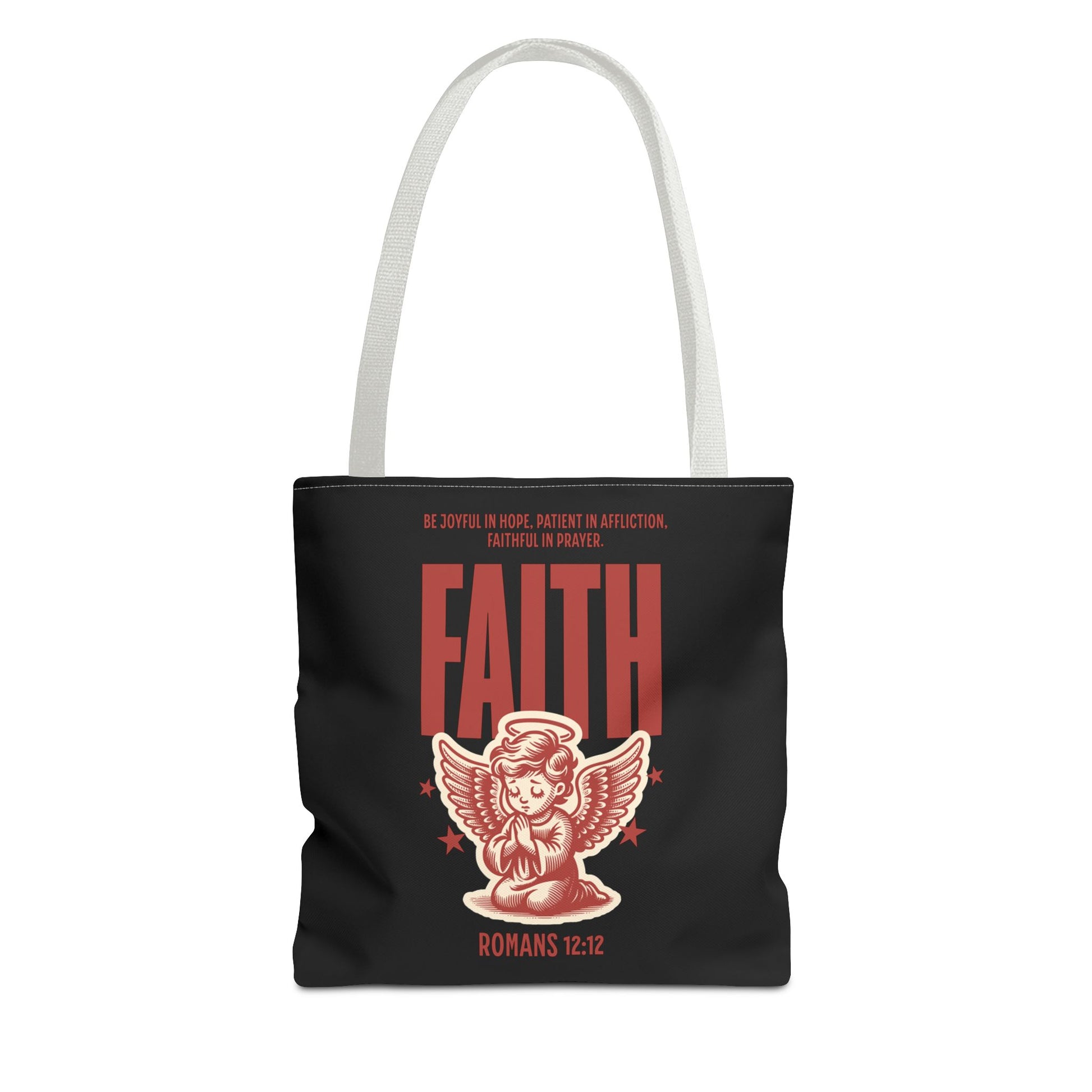 Faith-Inspired Tote Bag, Religious Shopping Bag, Gift for Believers, Motivational Daily Bag, Christian Faith Tote