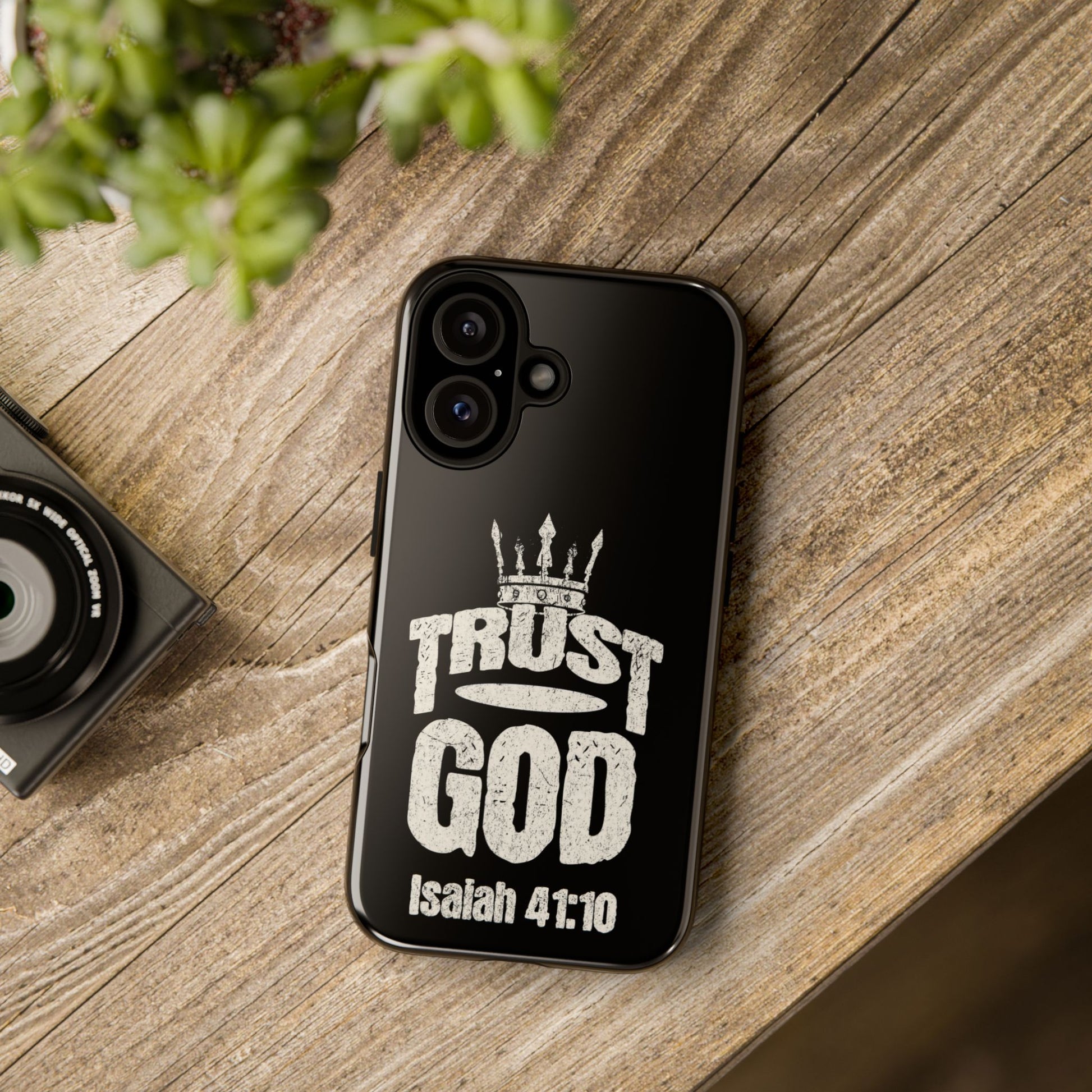Trust God Isaiah 41:10 Phone Case – Faith Over Fear