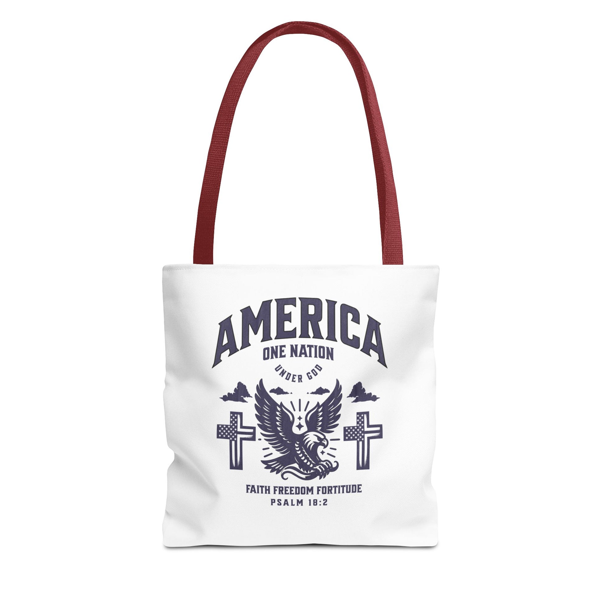 ⭐ America Faith Tote Bag – Bold Patriotic & Faith Statement