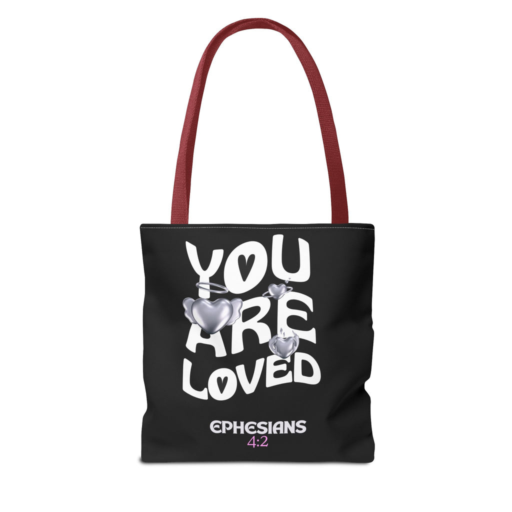 ⭐ "You Are Loved" Tote Bag – Ephesians 4:2
