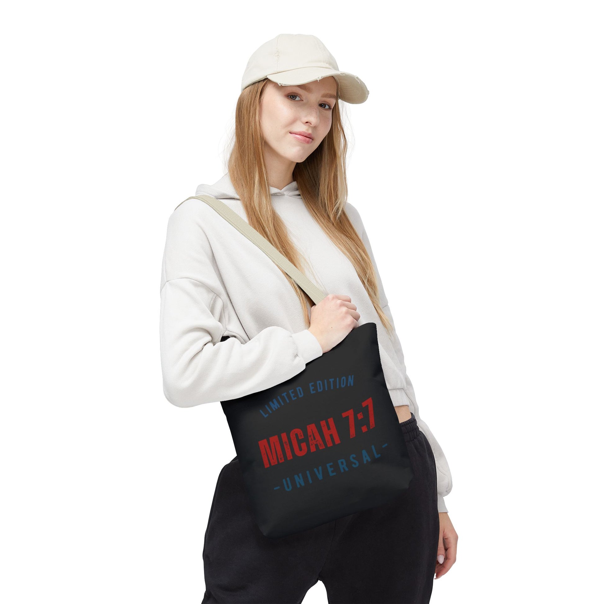 Limited Edition Micah 7:1 Tote Bag - Universal Design for Everyday Use, Gift, Eco-Friendly, Daily Essentials, Faith-Inspired