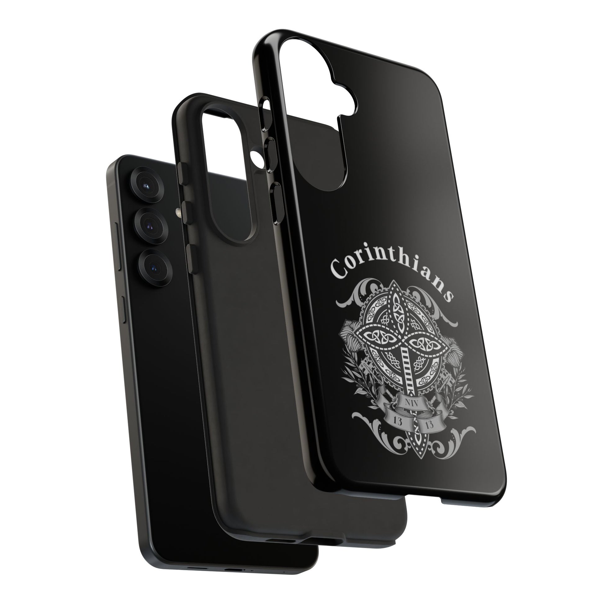 Corinthians Tough Case: Durable Phone Protection, Christian Gift, Unique Design, Trendy Accessory, Faith-Based Style