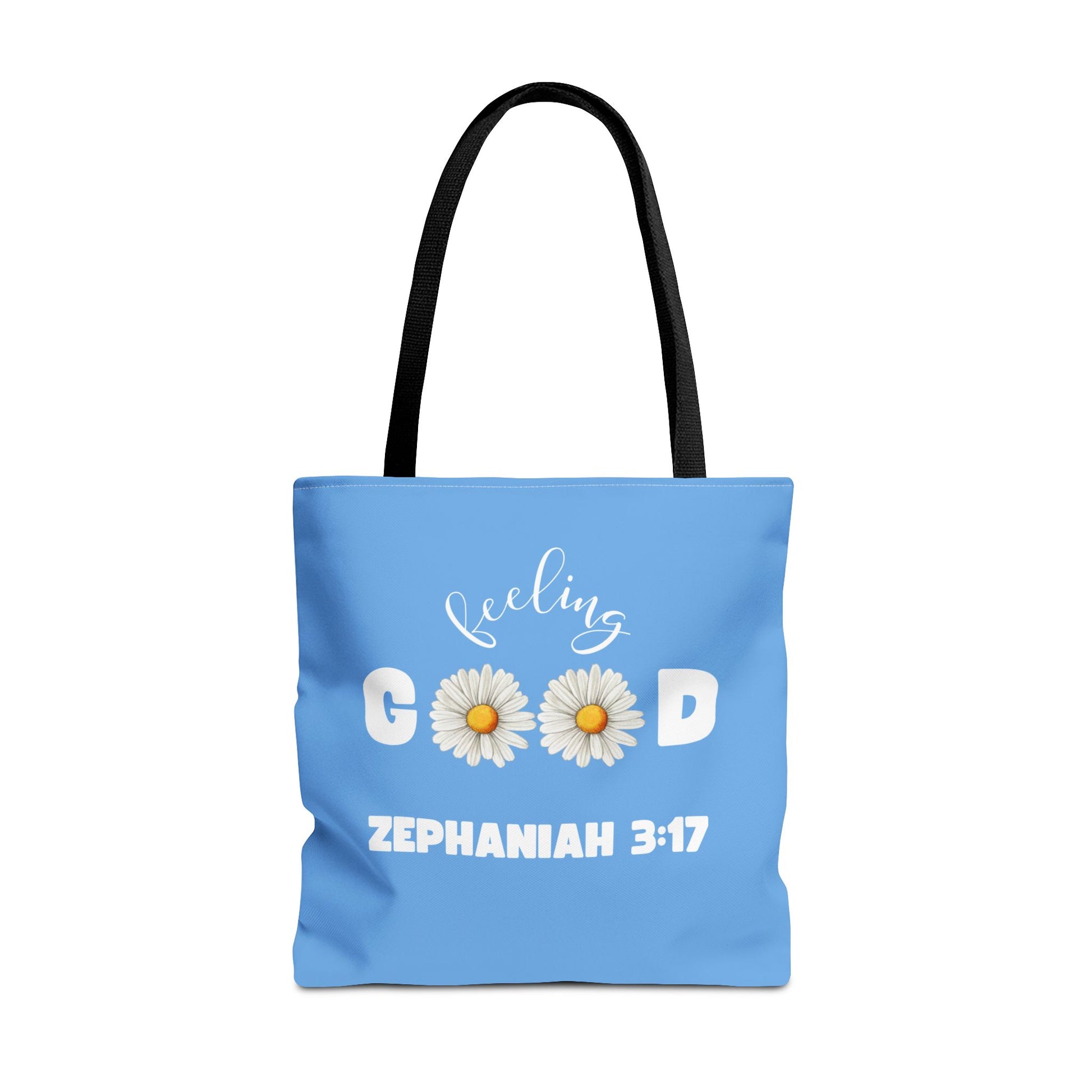 Inspirational Tote Bag - Feeling Good, Floral Design, Scripture Quote, Motivational Gift, Everyday Use, Church Events