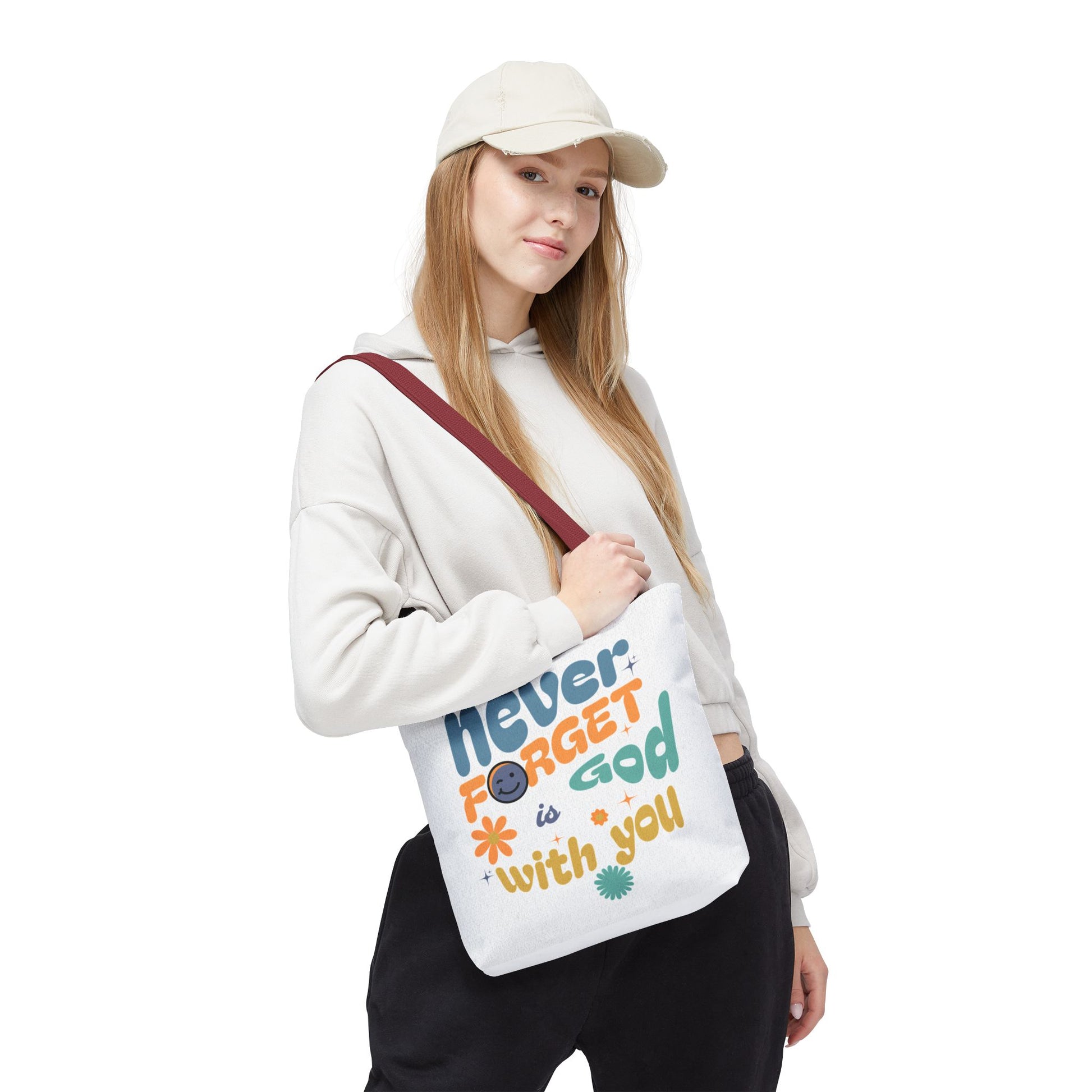 ⭐ Never Forget Tote Bag – Deuteronomy 31:6
