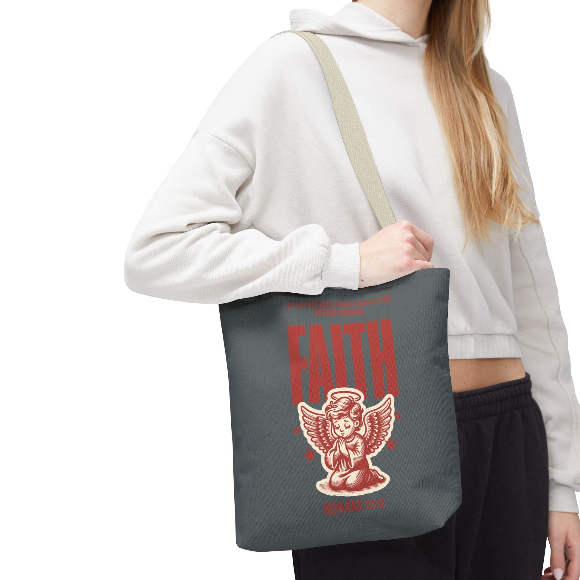 Faith-Inspired Tote Bag: Stylish & Versatile, Gift for Holidays, Shopping, Encouragement, Inspirational Gift, Eco-Friendly Bag
