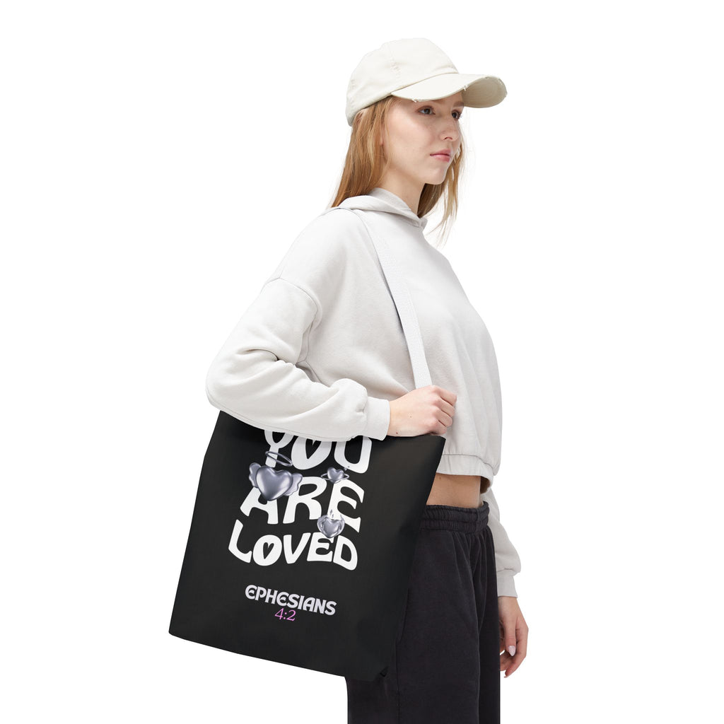 ⭐ "You Are Loved" Tote Bag – Ephesians 4:2