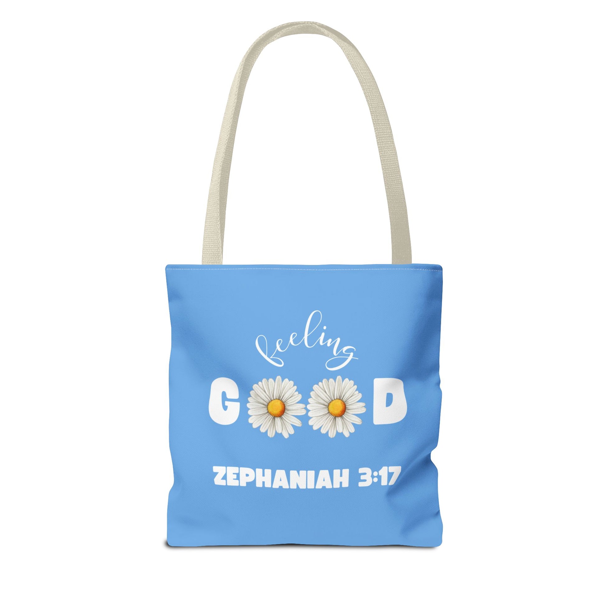 Inspirational Tote Bag - Feeling Good, Floral Design, Scripture Quote, Motivational Gift, Everyday Use, Church Events
