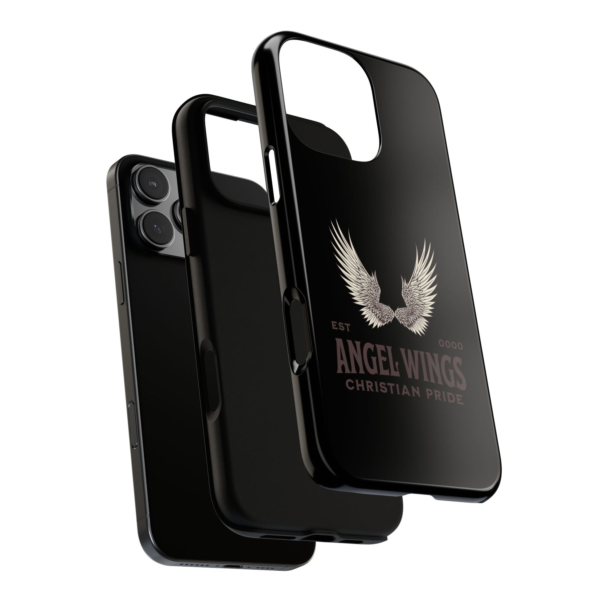 Angel Wings Phone Case - Tough Cases for Christian Pride, Unique Gift, Stylish Protection, Everyday Use, Angelic Design