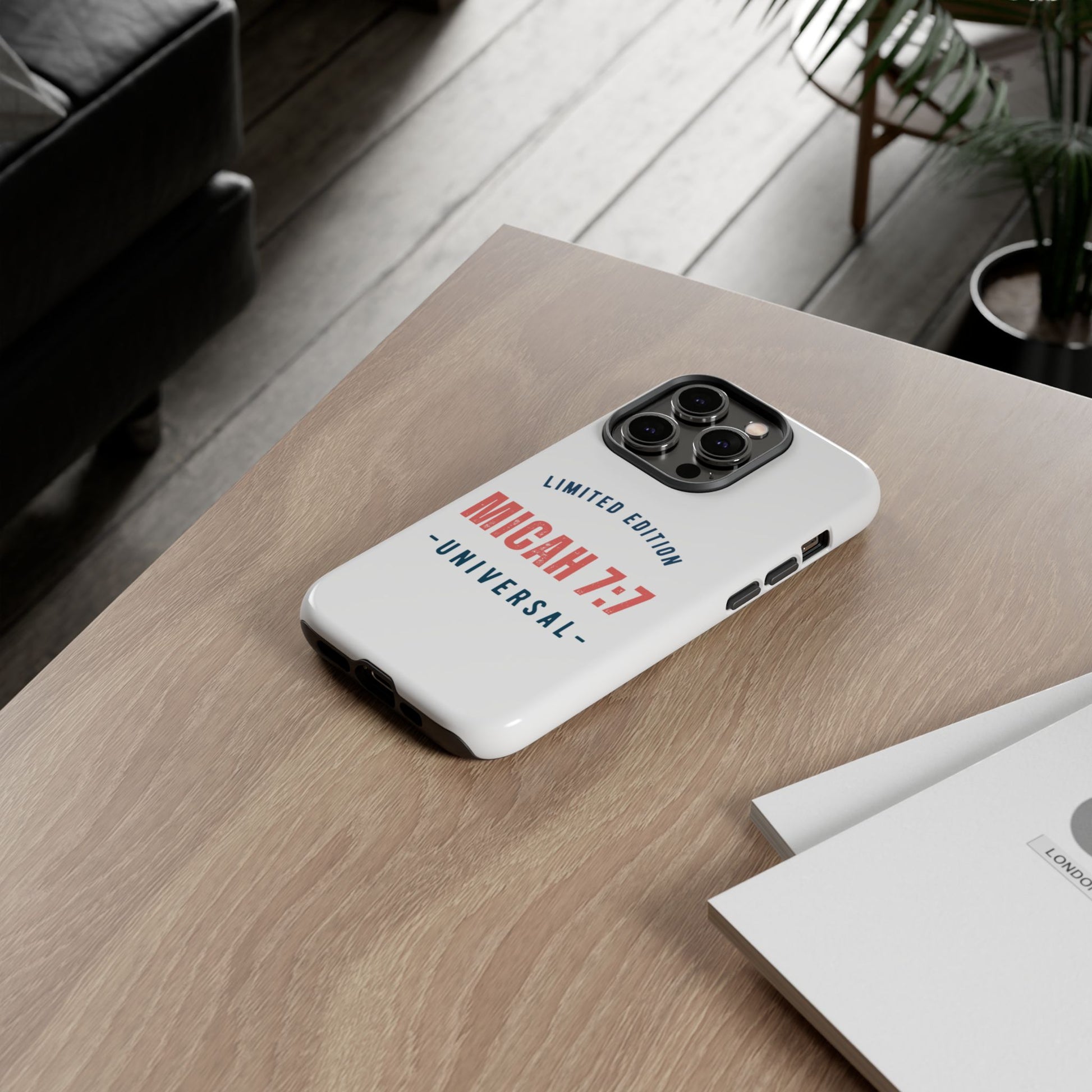 ⭐ Micah 7:7 Limited Edition Phone Case | Inspirational Gift | Tough Protective Case for Christians | Bible Verse Merchandise